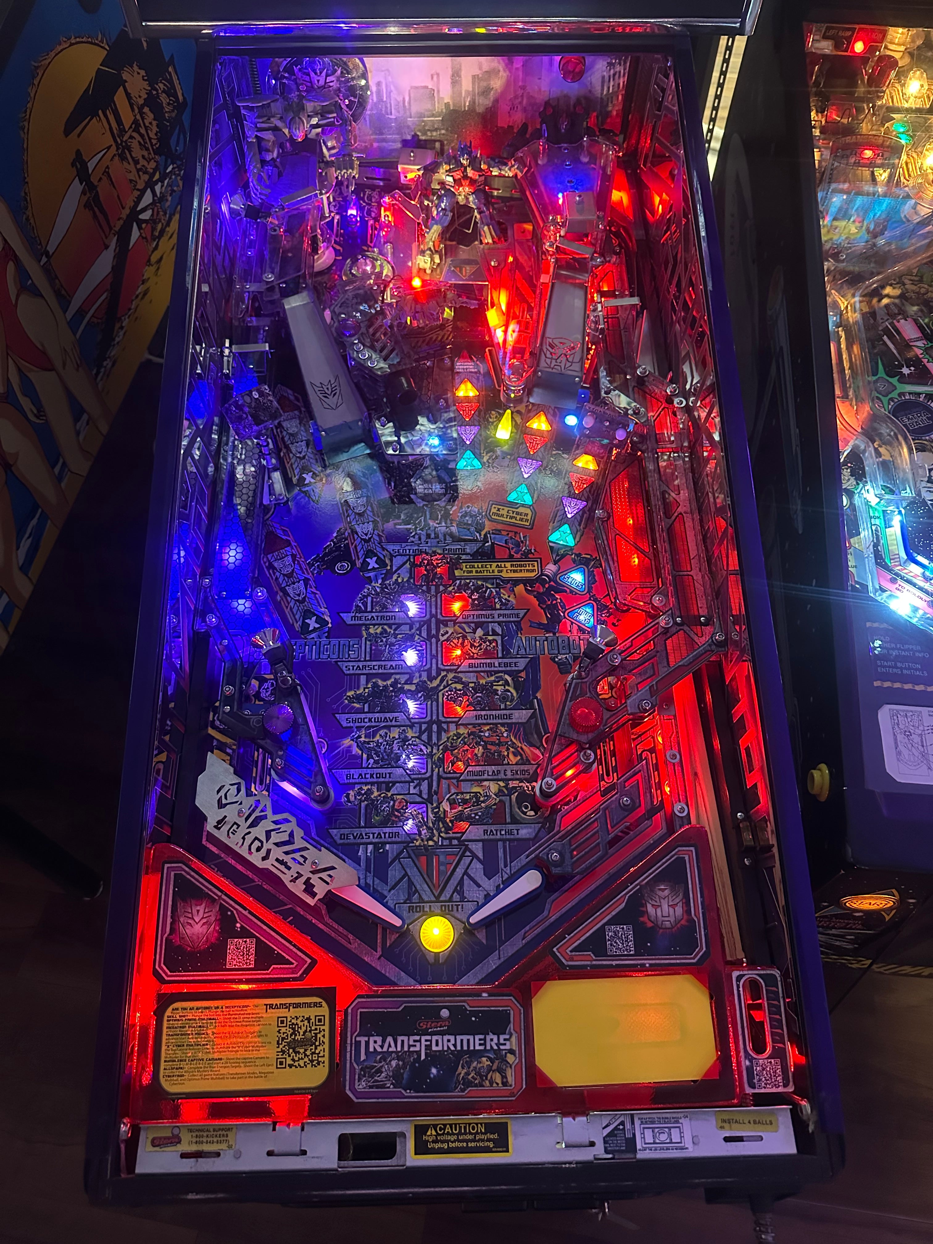 Stern Pinball Transformers Limited Edition Pinball Machine