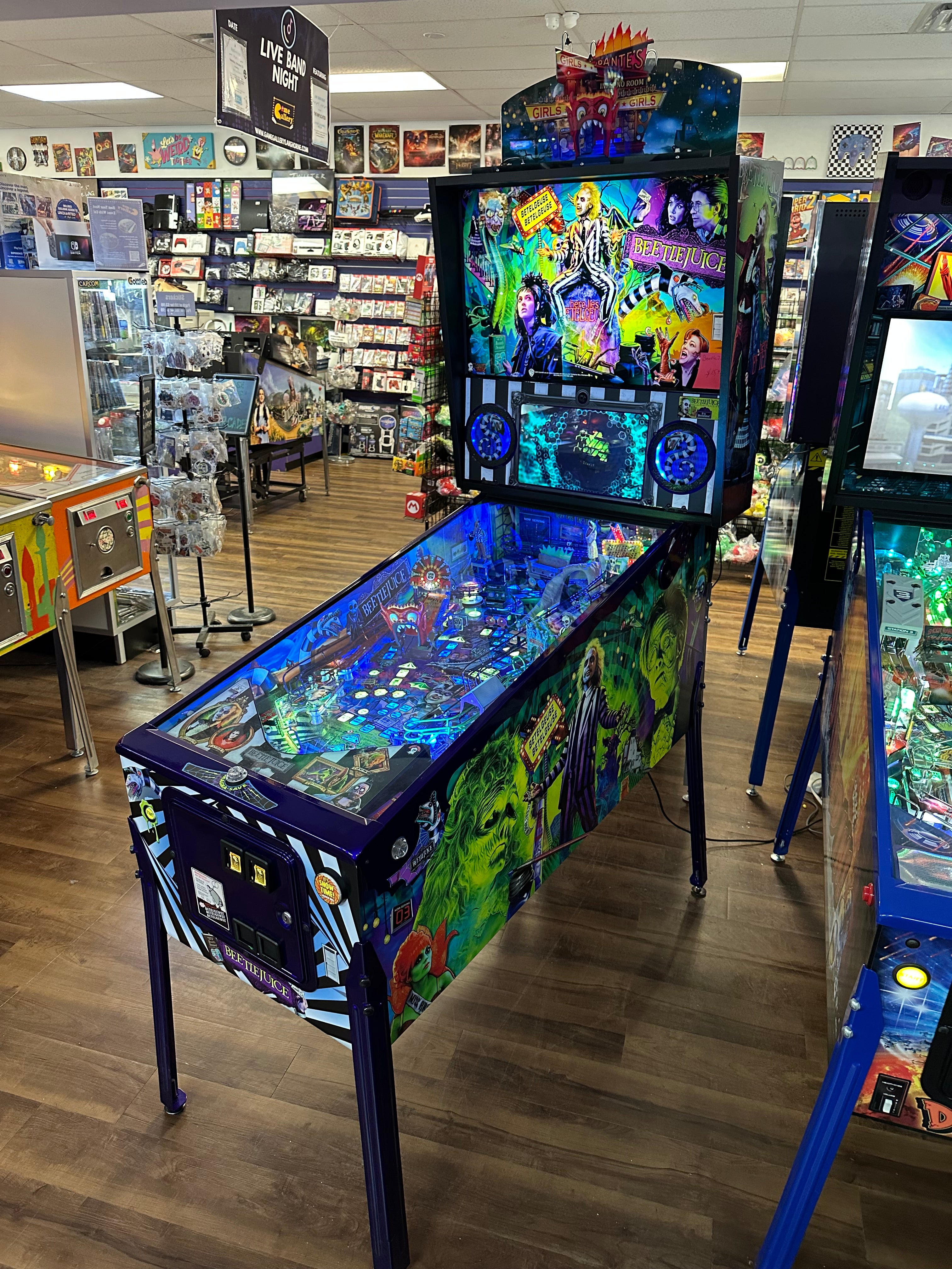 Spooky Pinball Beetlejuice Pinball Machine IN STOCK READY TO SHIP