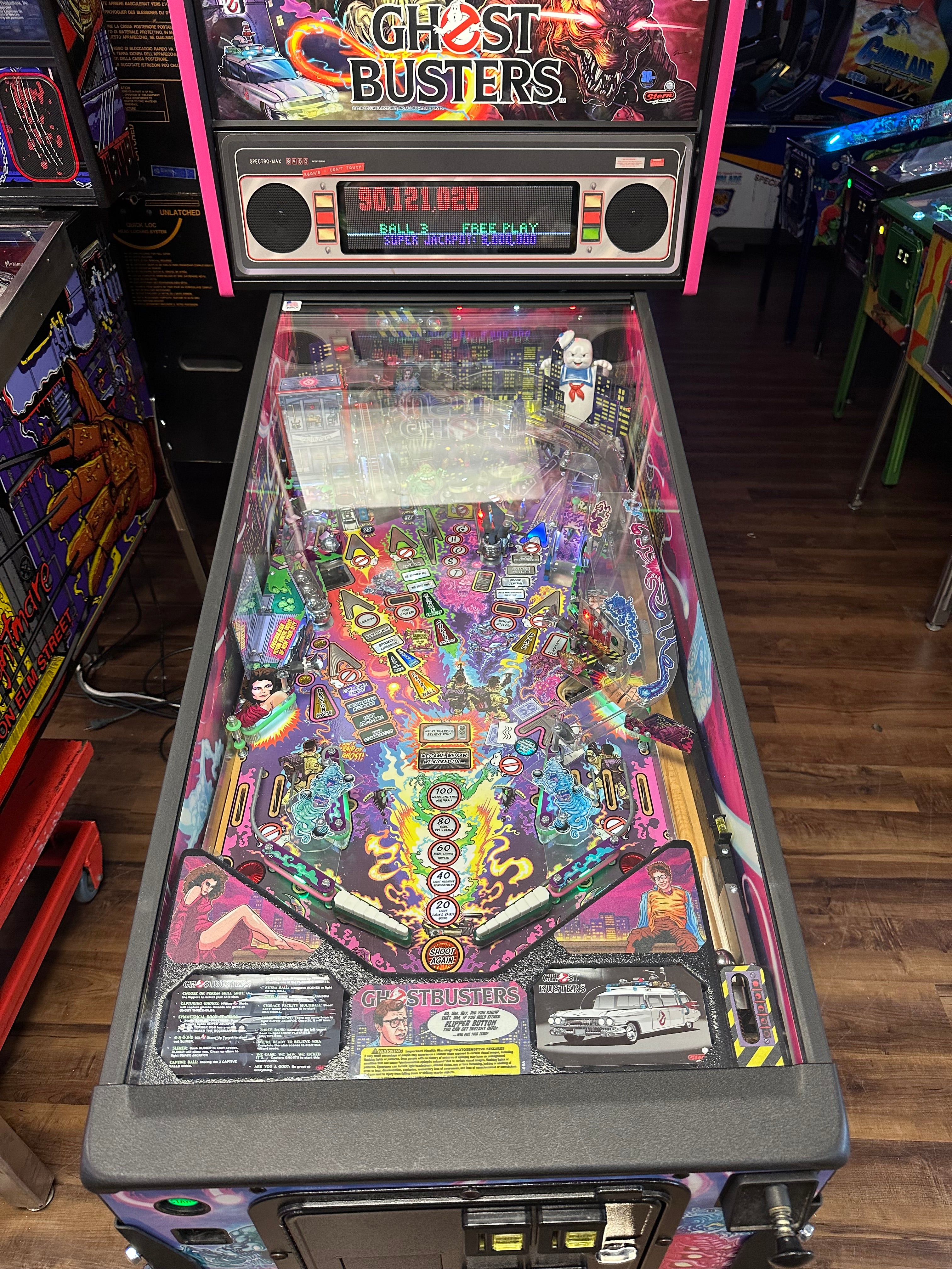 Stern Pinball LOADED Ghostbusters Pro Pinball Machine