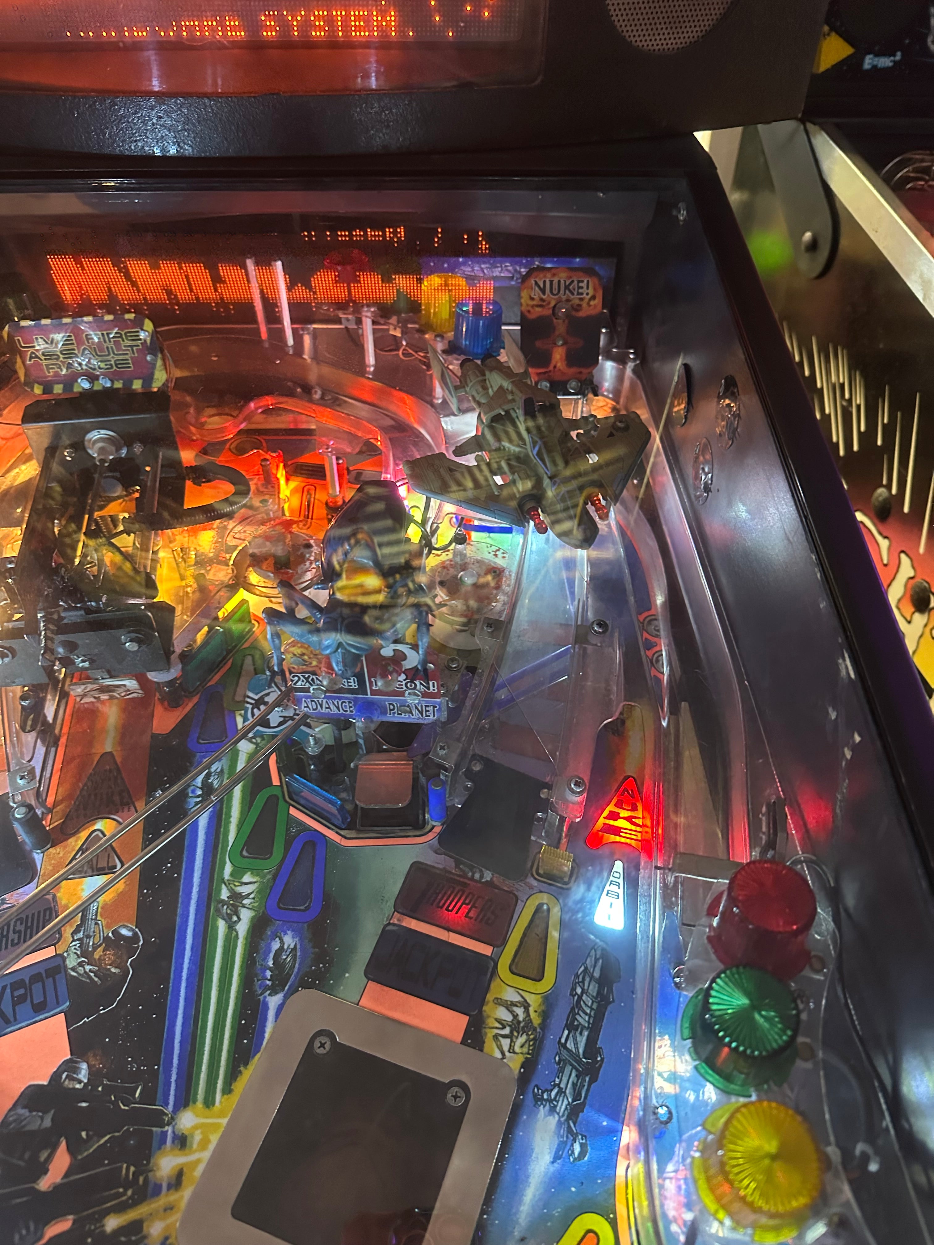 SEGA Starship Troopers Pinball Machine