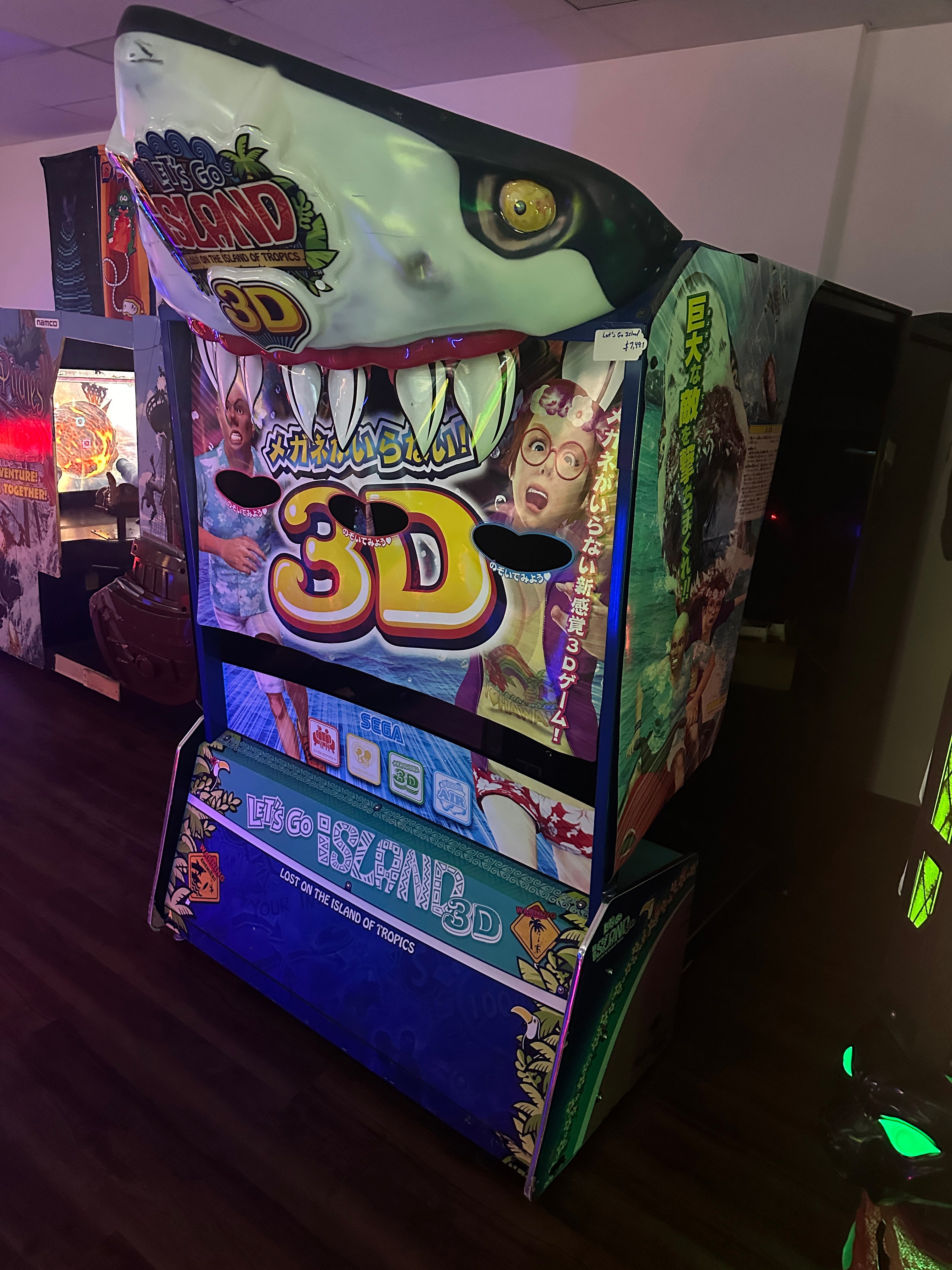SEGA Lets Go Island 3D Arcade Game