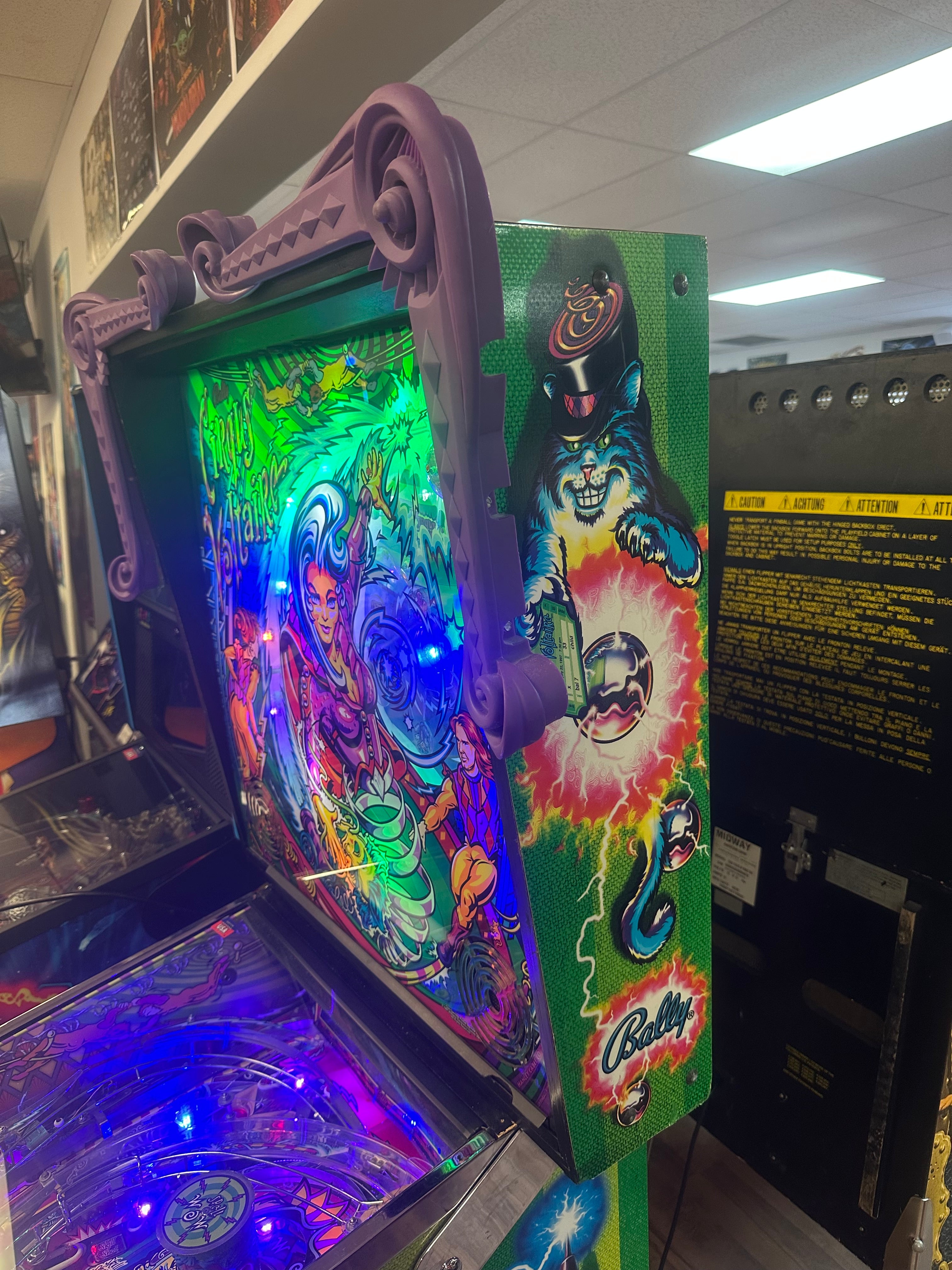 Bally Cirqus Voltaire Pinball Machine