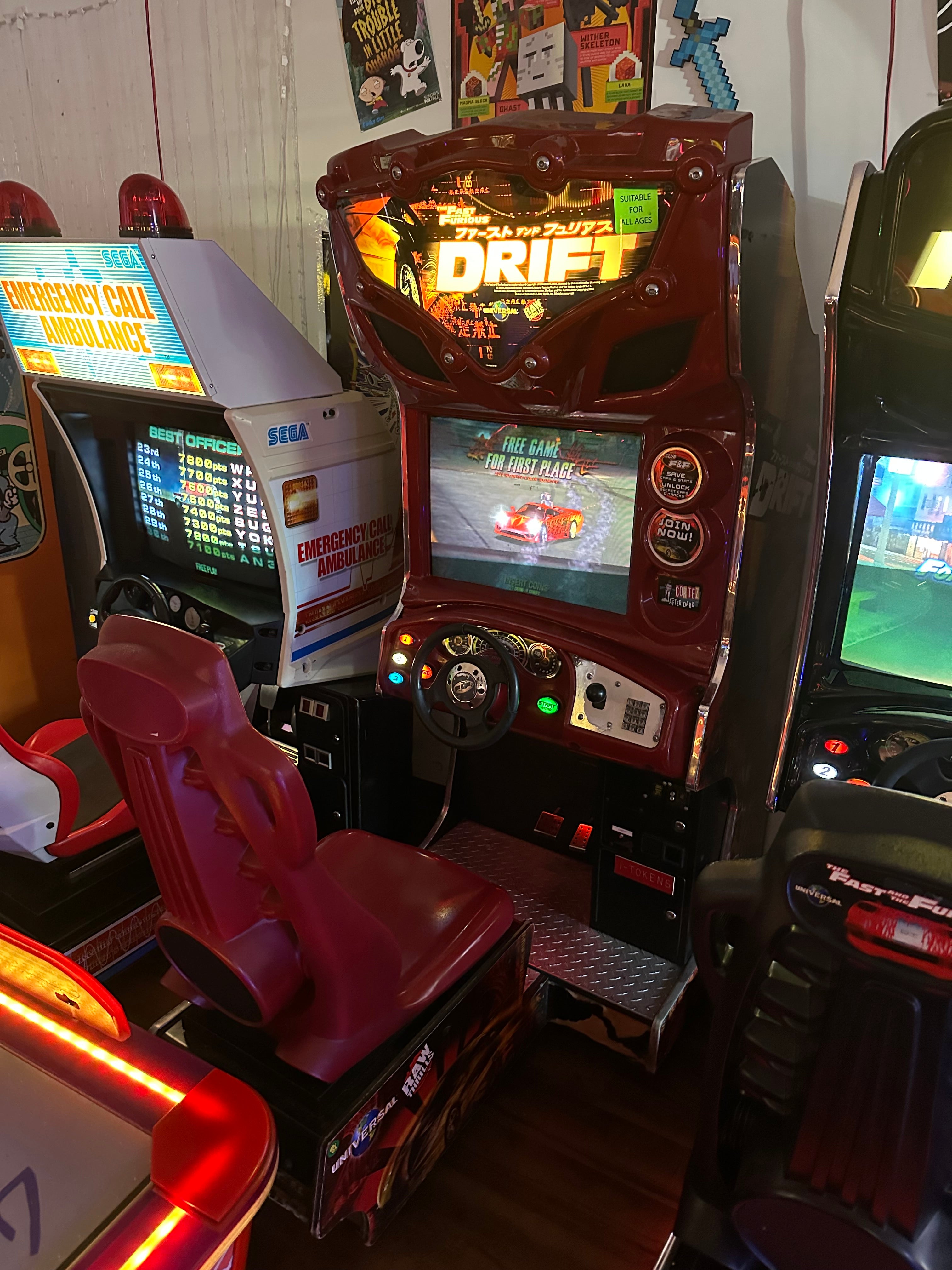 Raw Thrills The Fast and the Furious DRIFT Arcade Racing Game