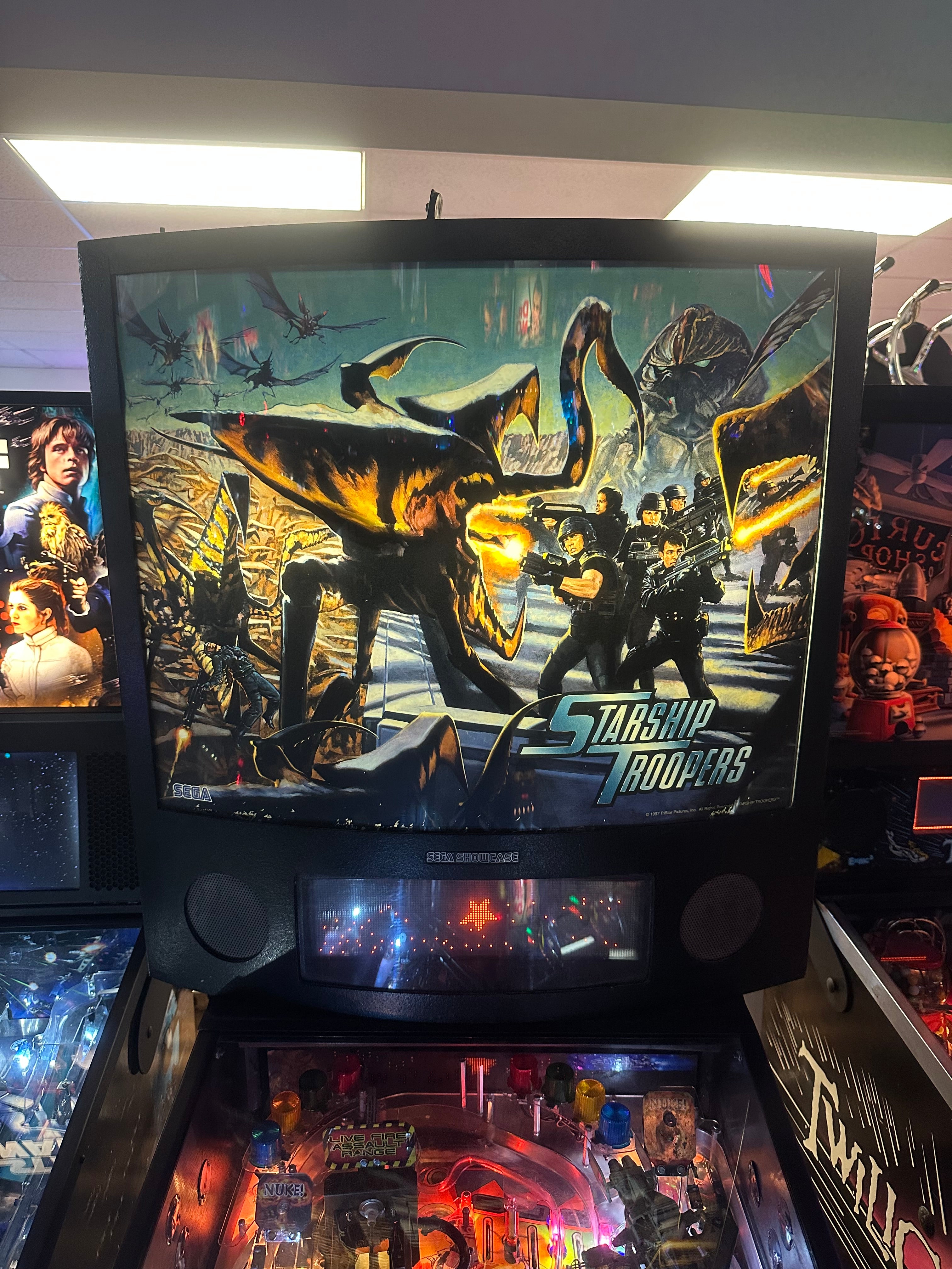SEGA Starship Troopers Pinball Machine