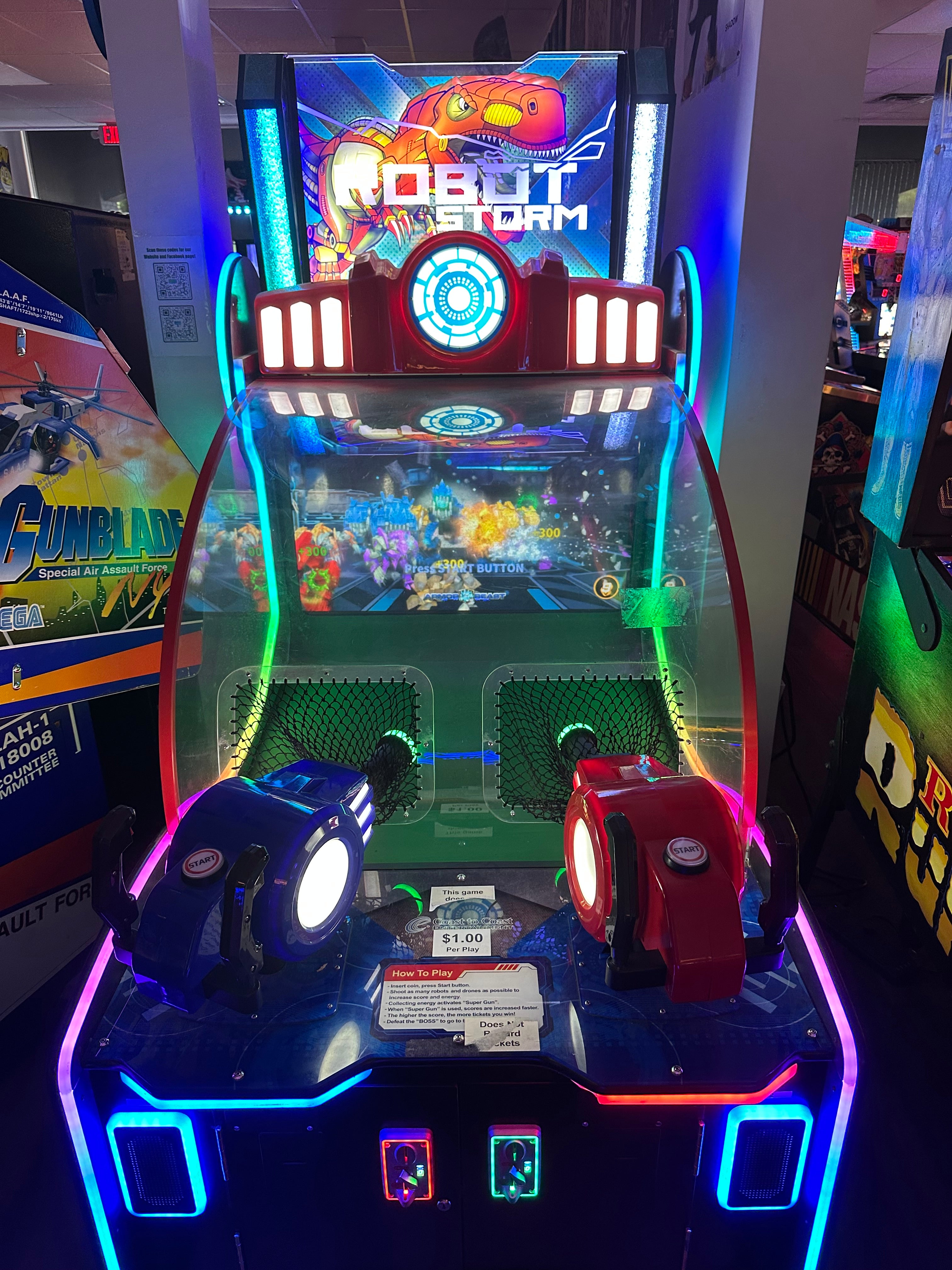 Robot Storm Arcade Game