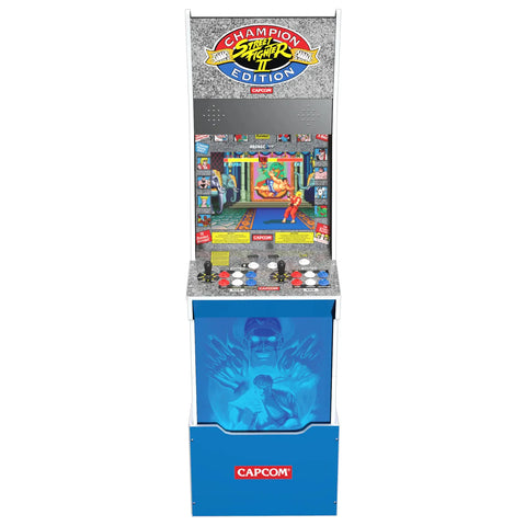 Image of Arcade1UP Street Fighter™II Big Blue Arcade Machine