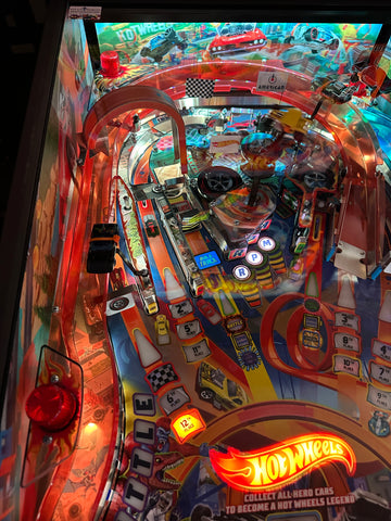 Image of American Pinball Hot Wheels Deluxe Pinball Machine