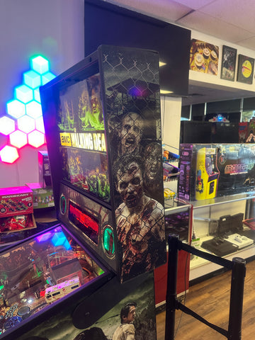 Image of Stern Pinball LOADED The Walking Dead Premium Pinball Machine with Stern Topper