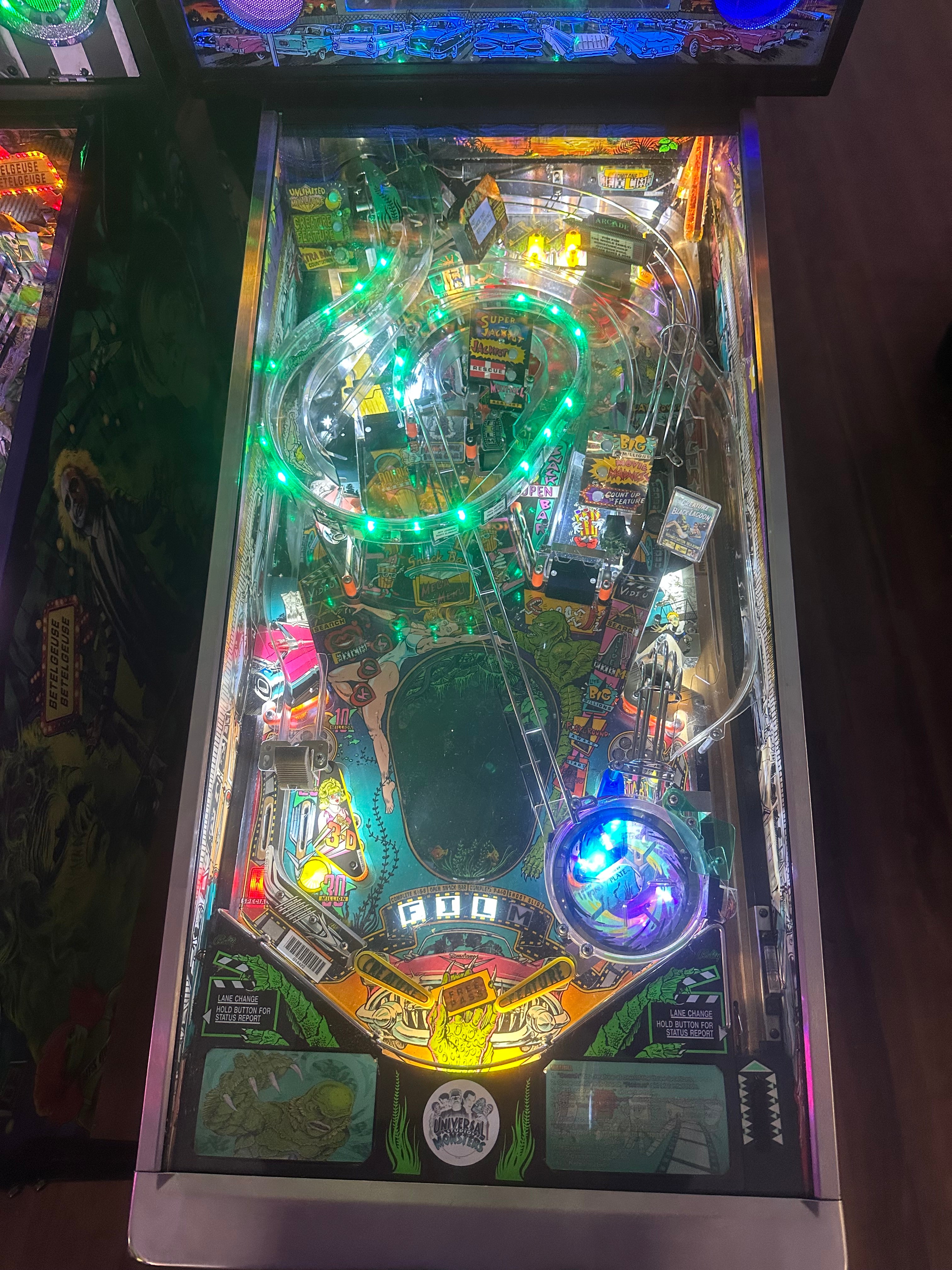 Bally LOADED Creature from the Black Lagoon Pinball Machine