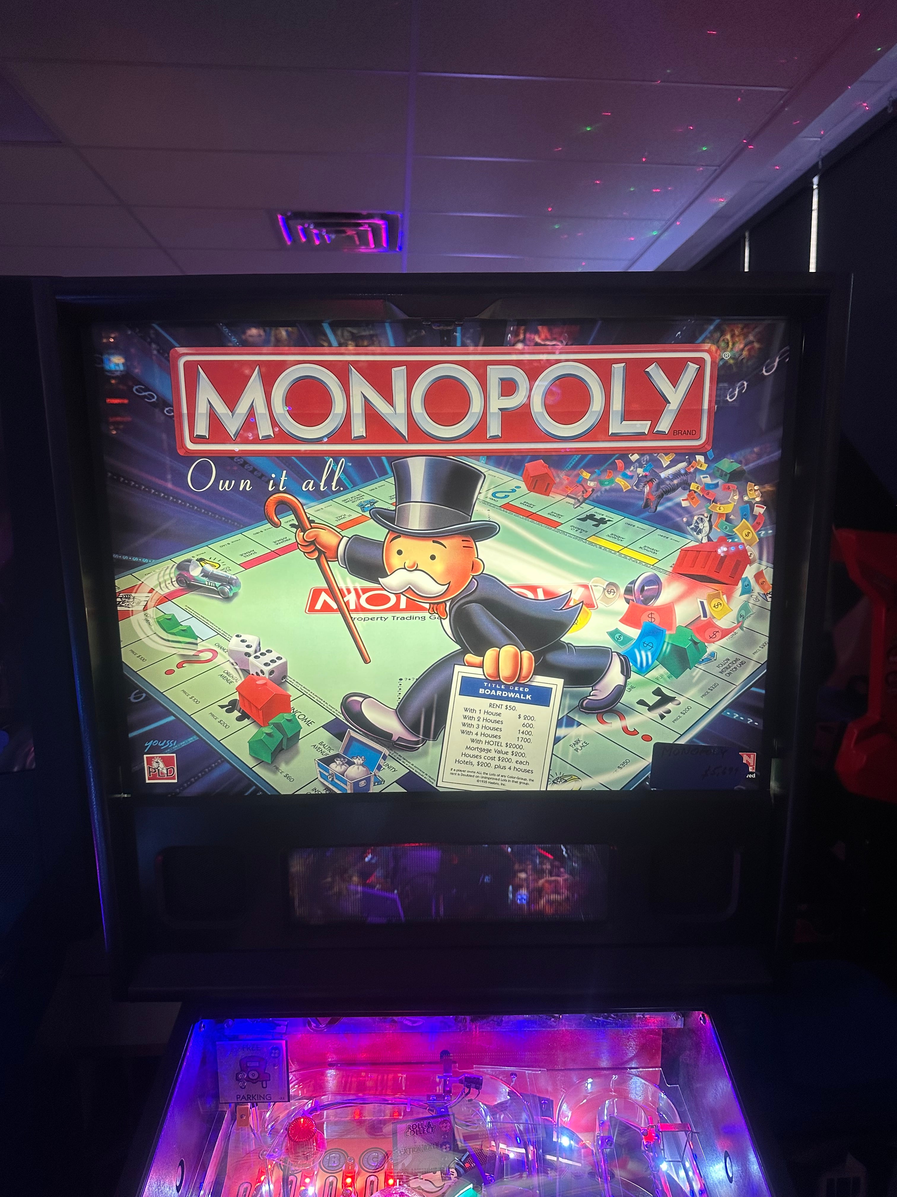 Stern Pinball Monopoly Pinball Machine