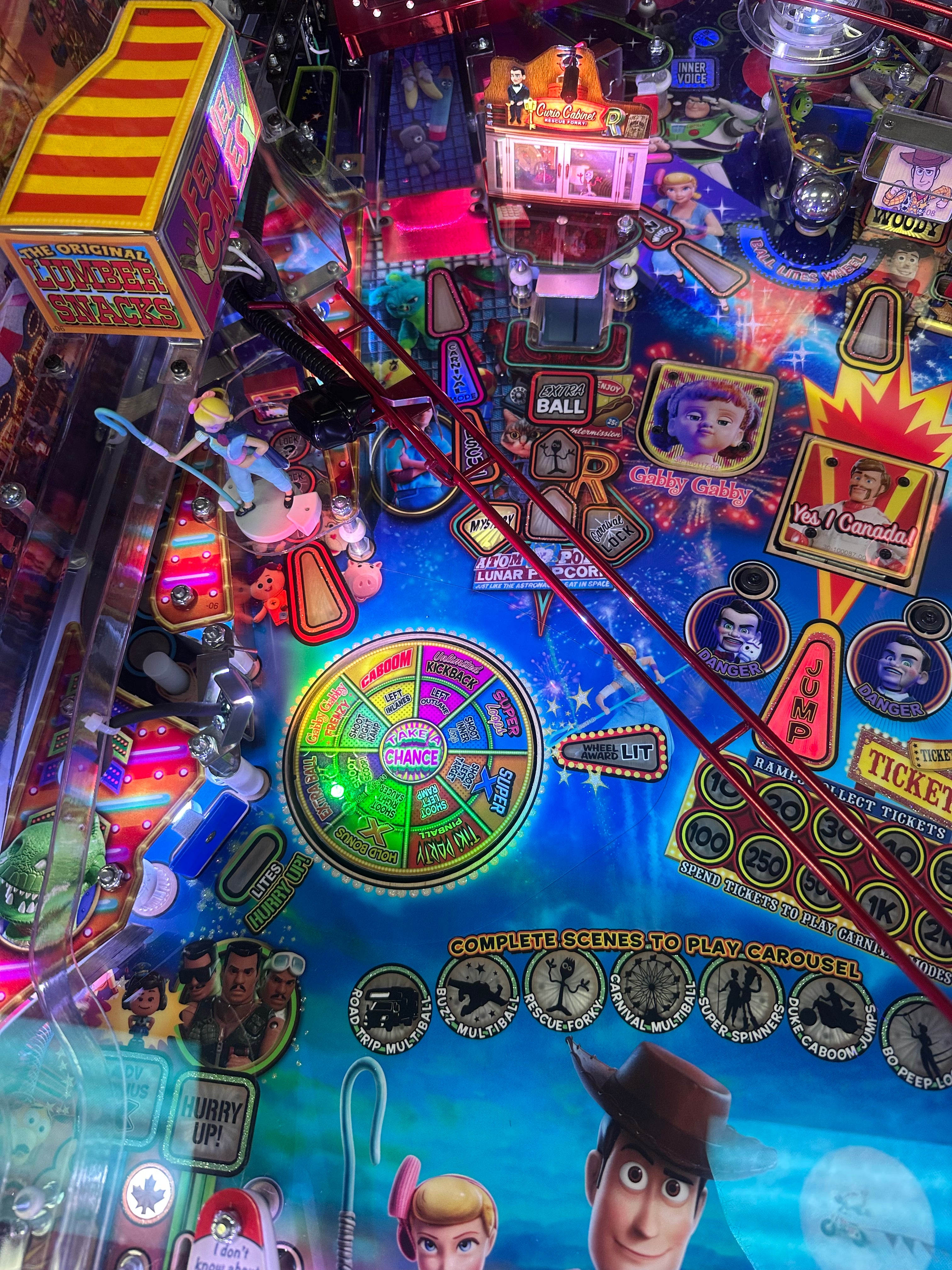 JJP Toy Story 4 Collectors Edition Pinball Machine