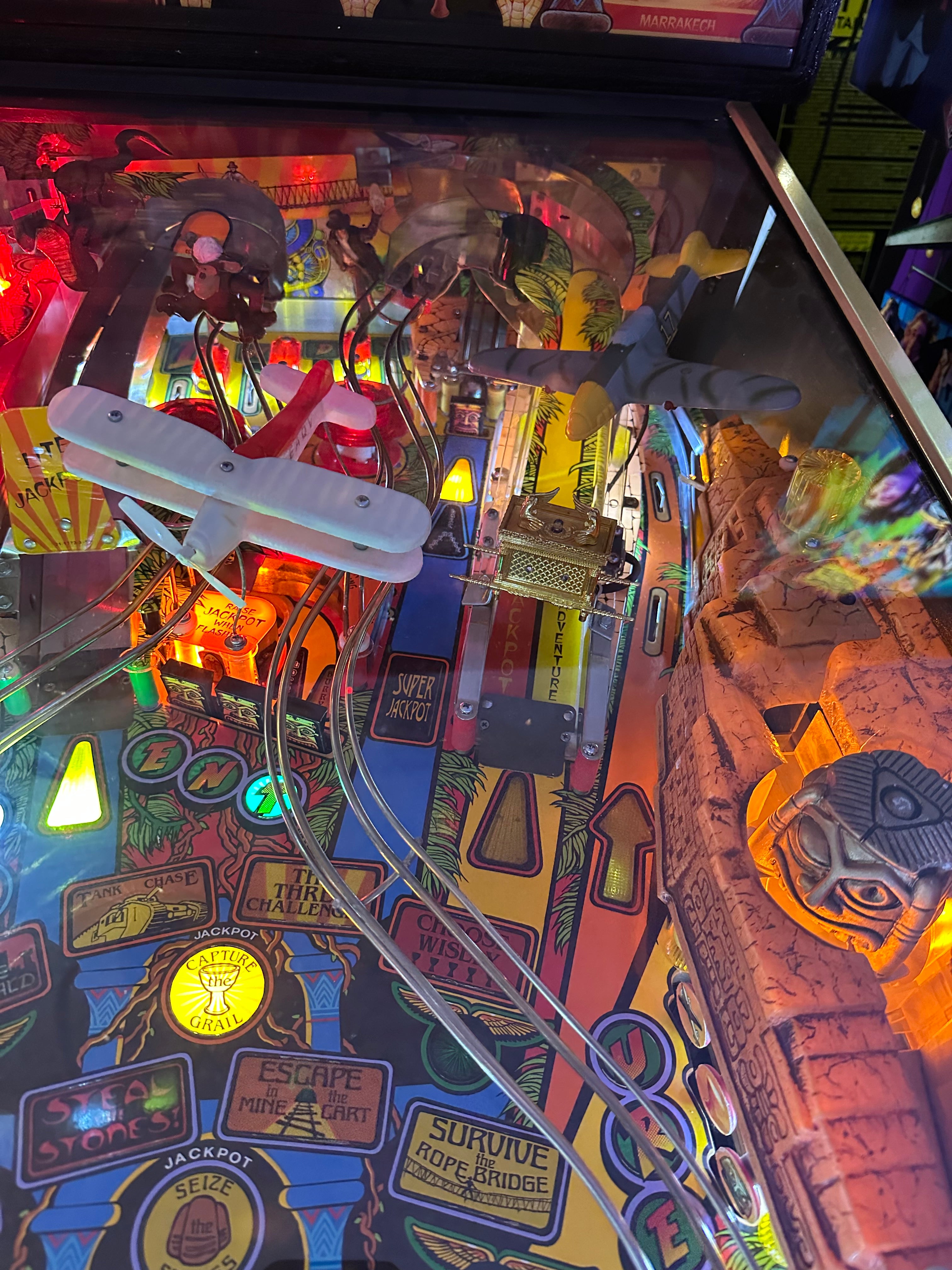 Williams LOADED Indiana Jones: The Pinball Adventure Pinball Machine
