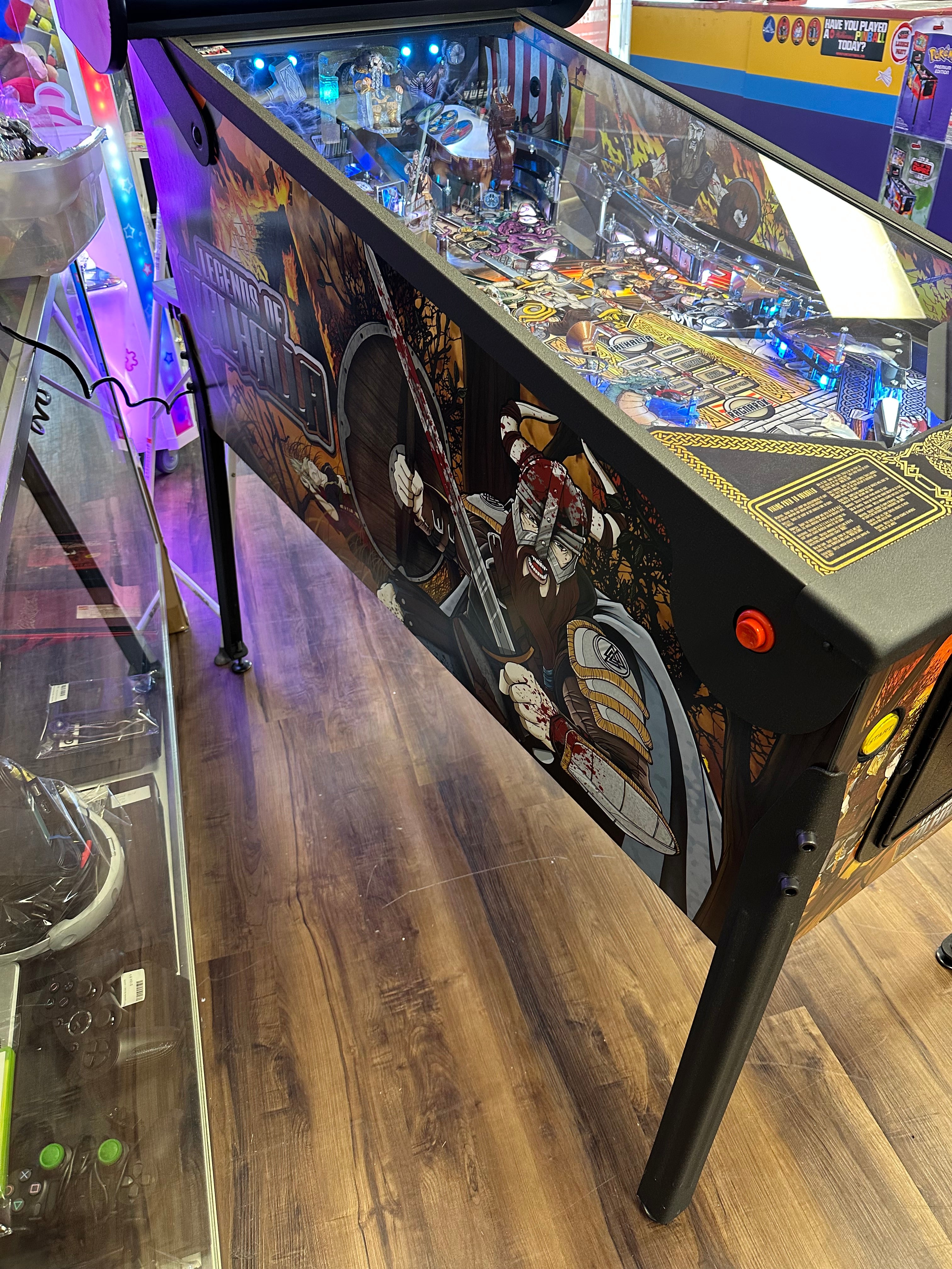 American Pinball Legends of Valhalla Classic Pinball Machine