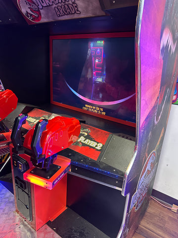 Image of Raw Thrills Jurassic Park Sit Down 55" Arcade Game