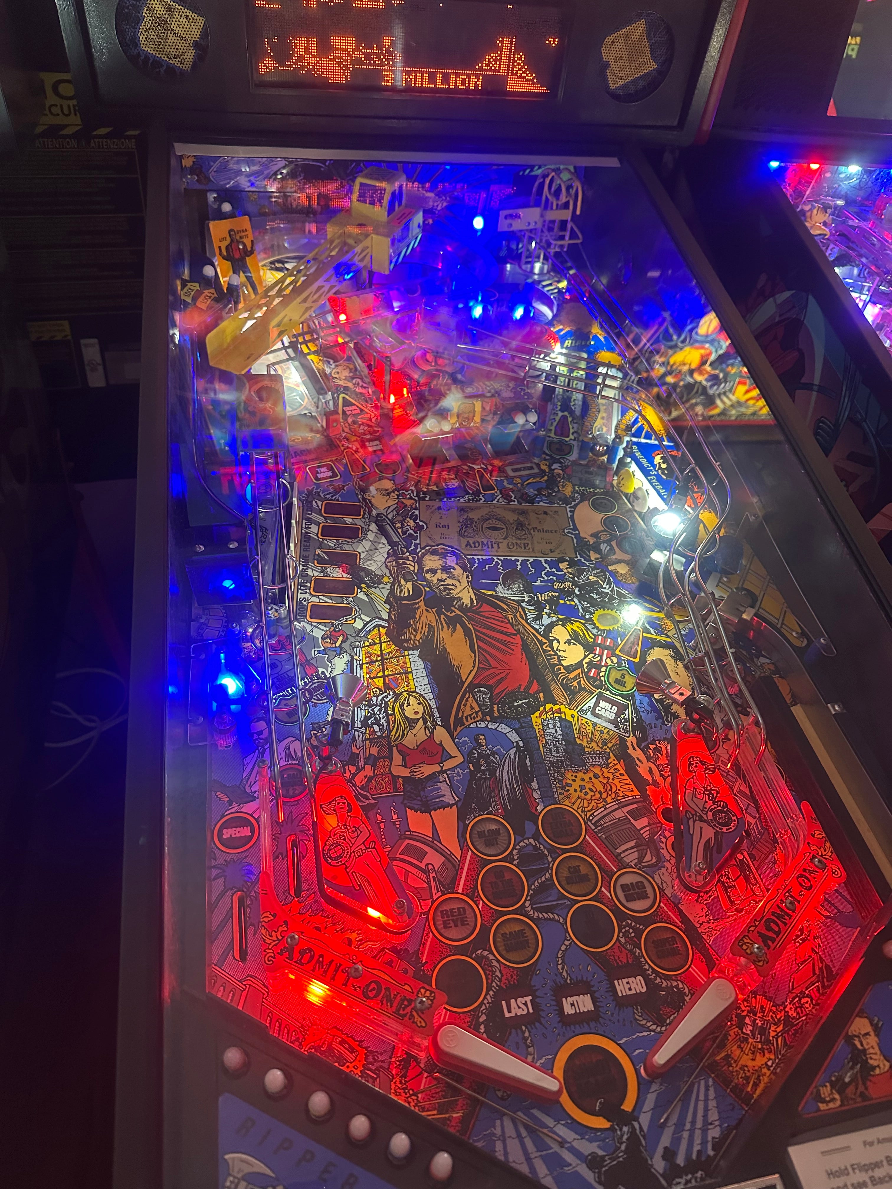 Data East Last Action Hero Pinball Machine