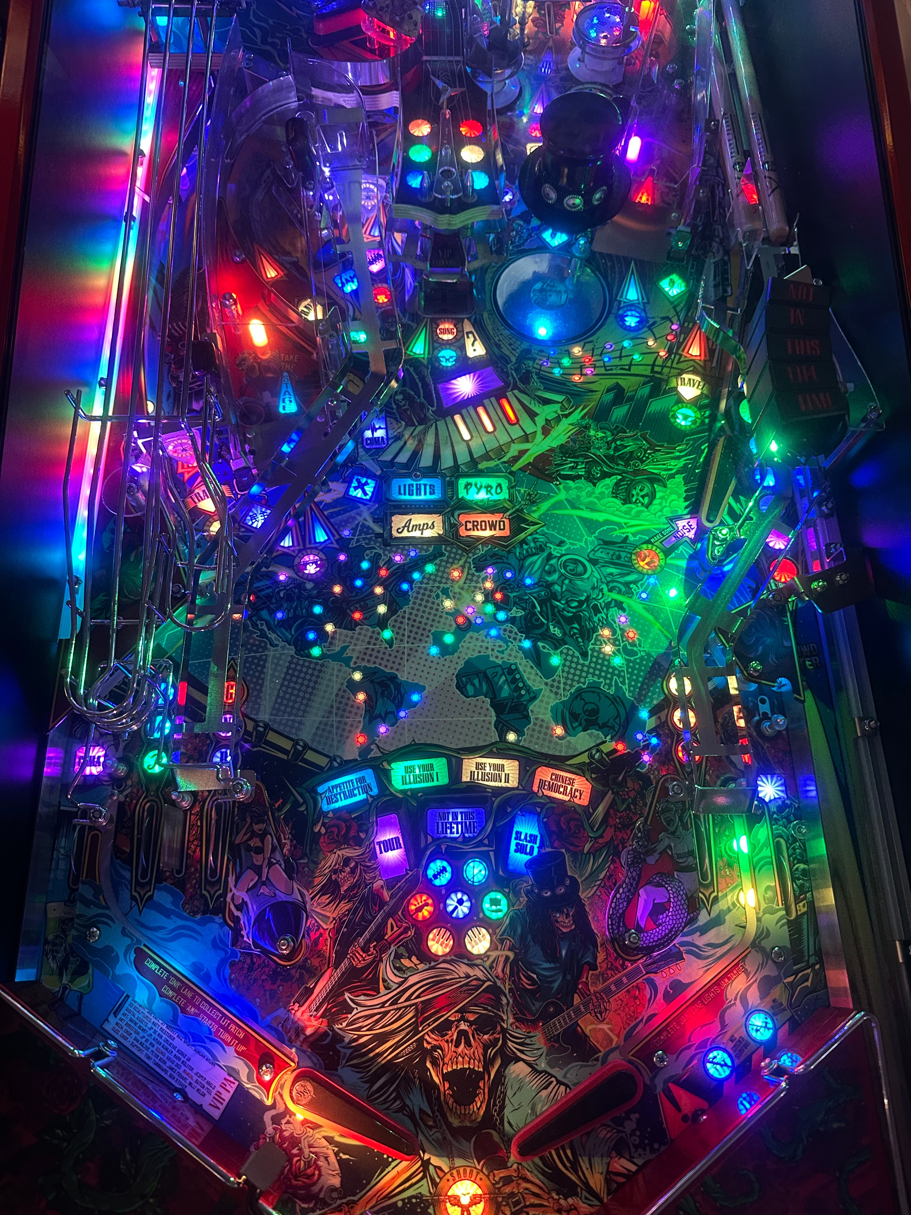 JJP Guns N' Roses Limited Edition Pinball Machine