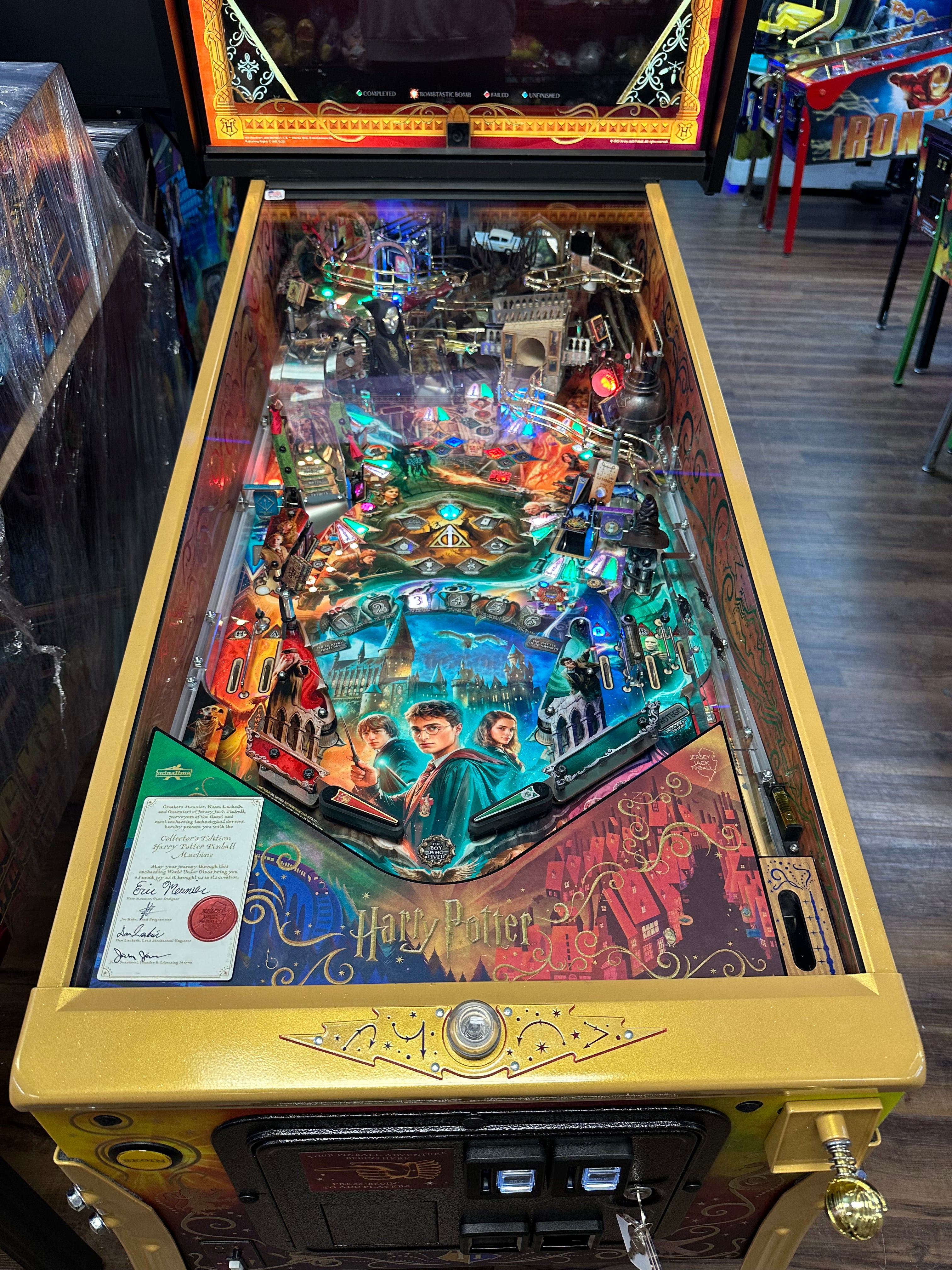 Harry Potter Collectors Edition Pinball Machine IN STOCK