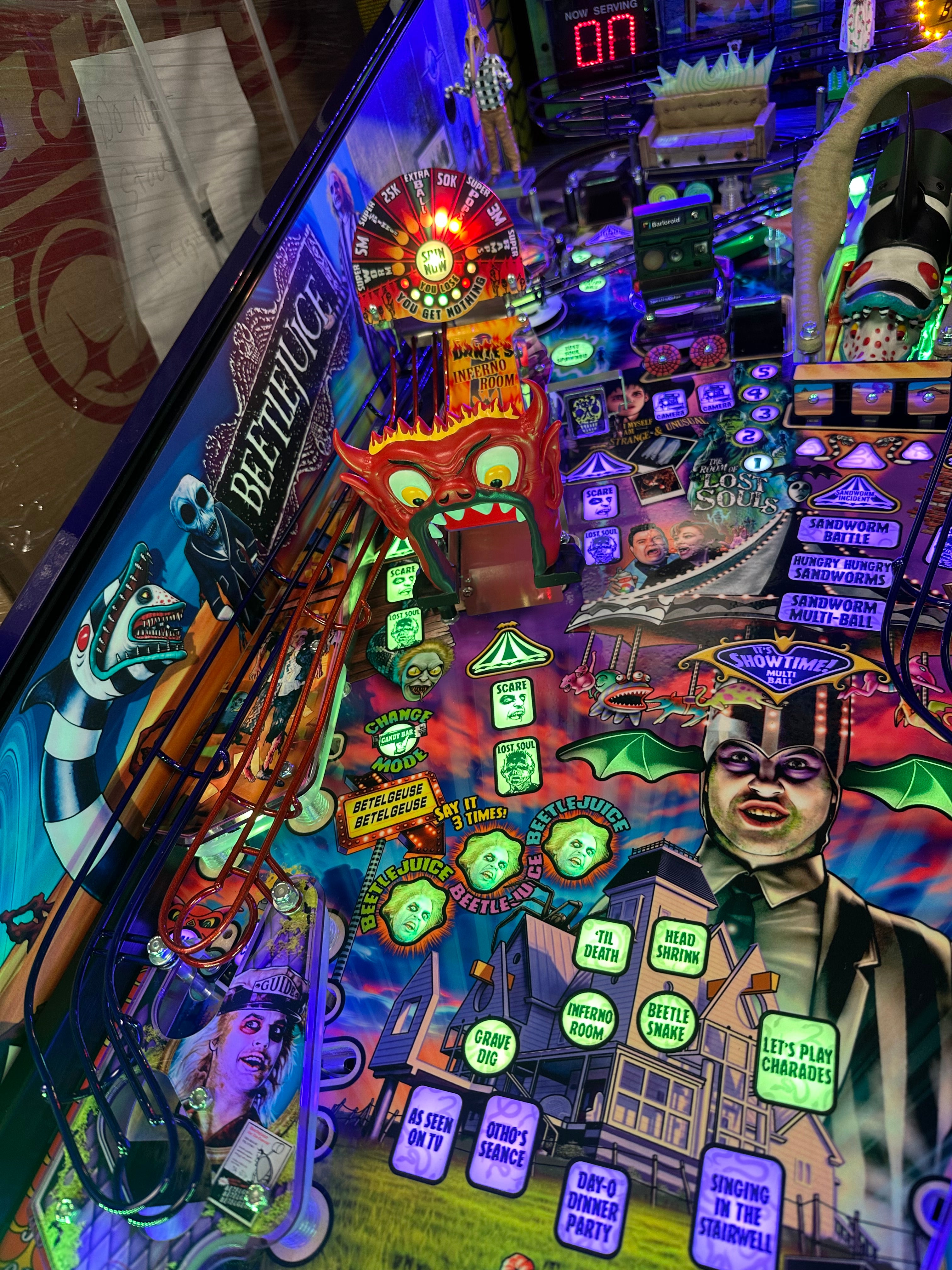 Spooky Pinball Beetlejuice Pinball Machine IN STOCK