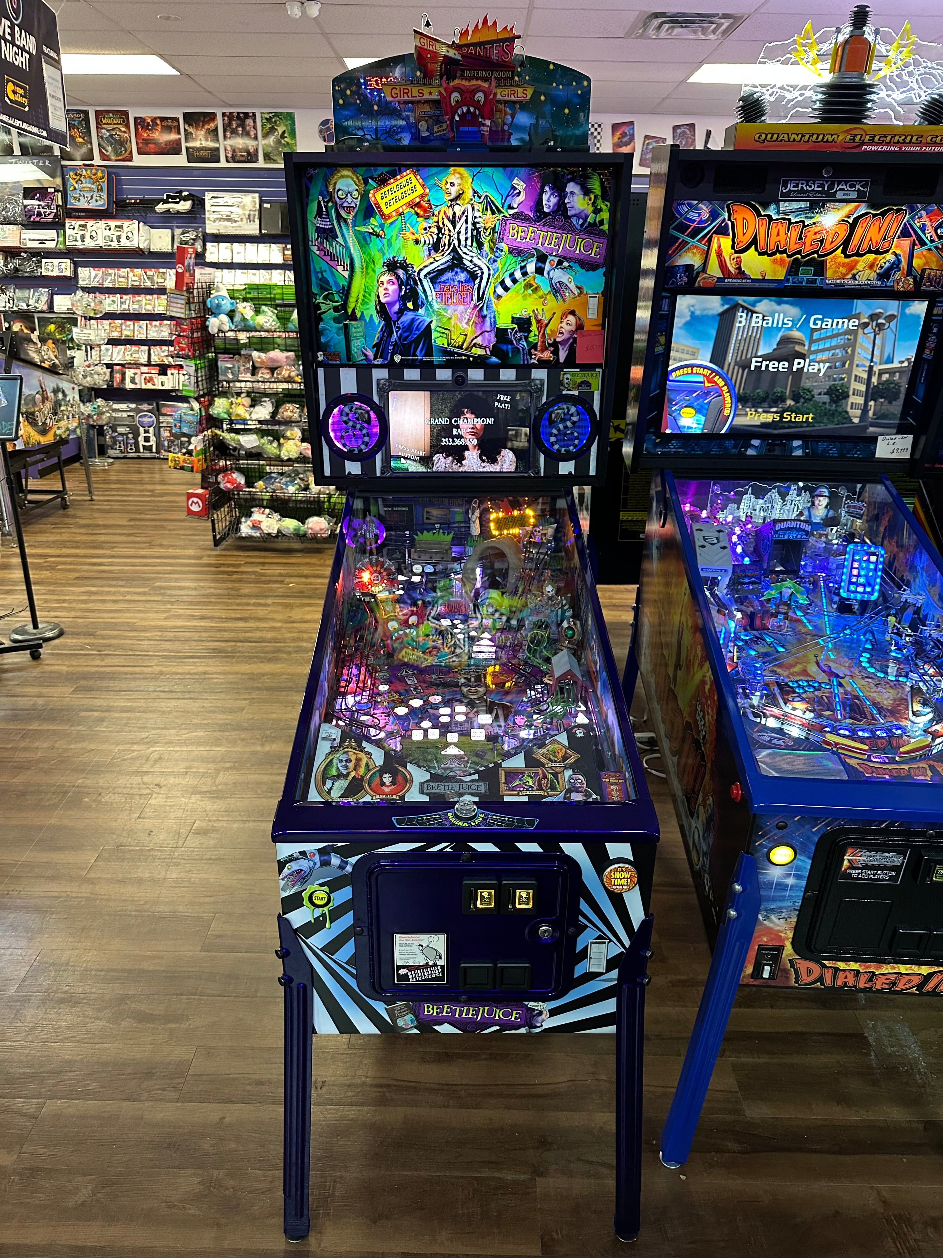 Spooky Pinball Beetlejuice Pinball Machine IN STOCK READY TO SHIP