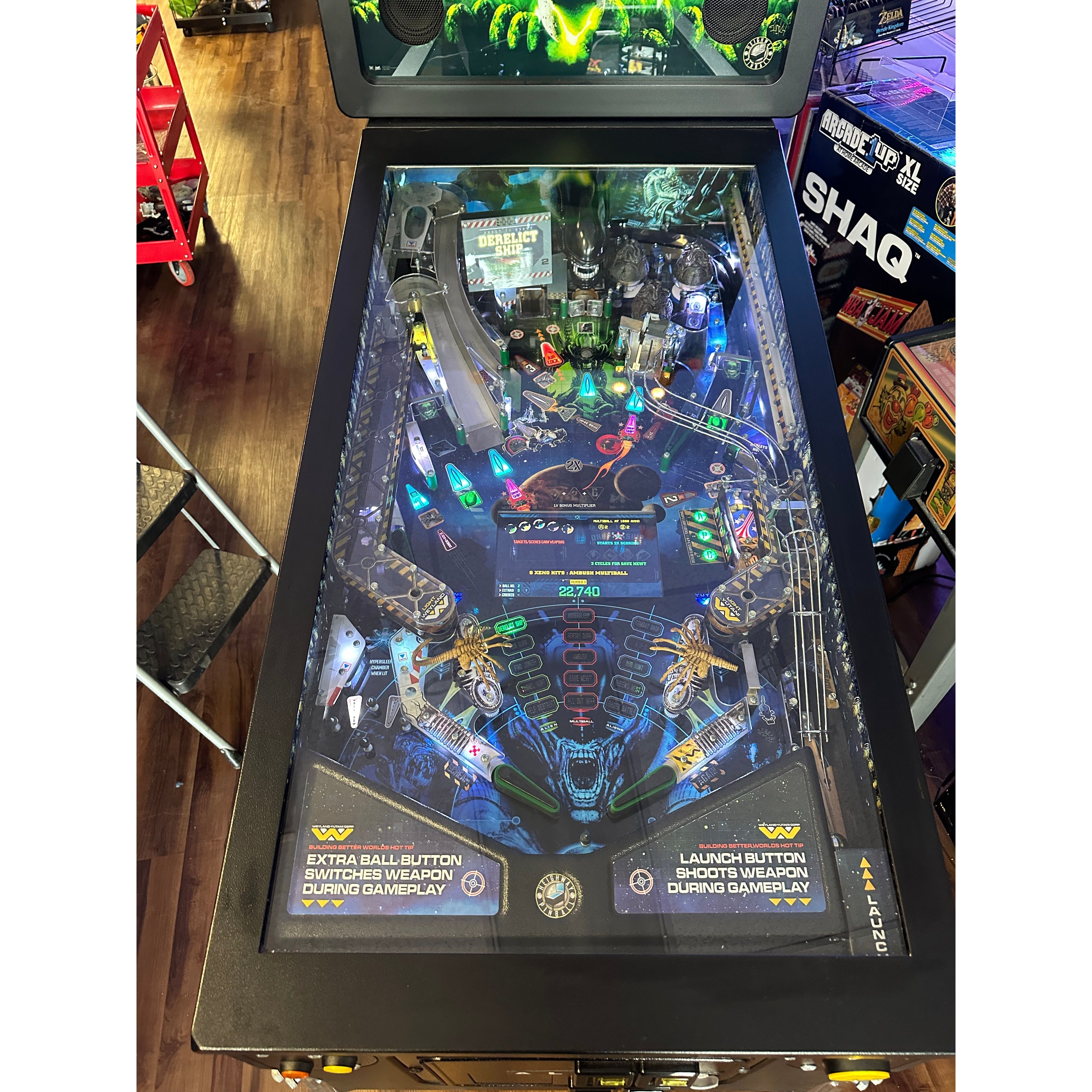 Heighway Pinball Alien Pinball Machine