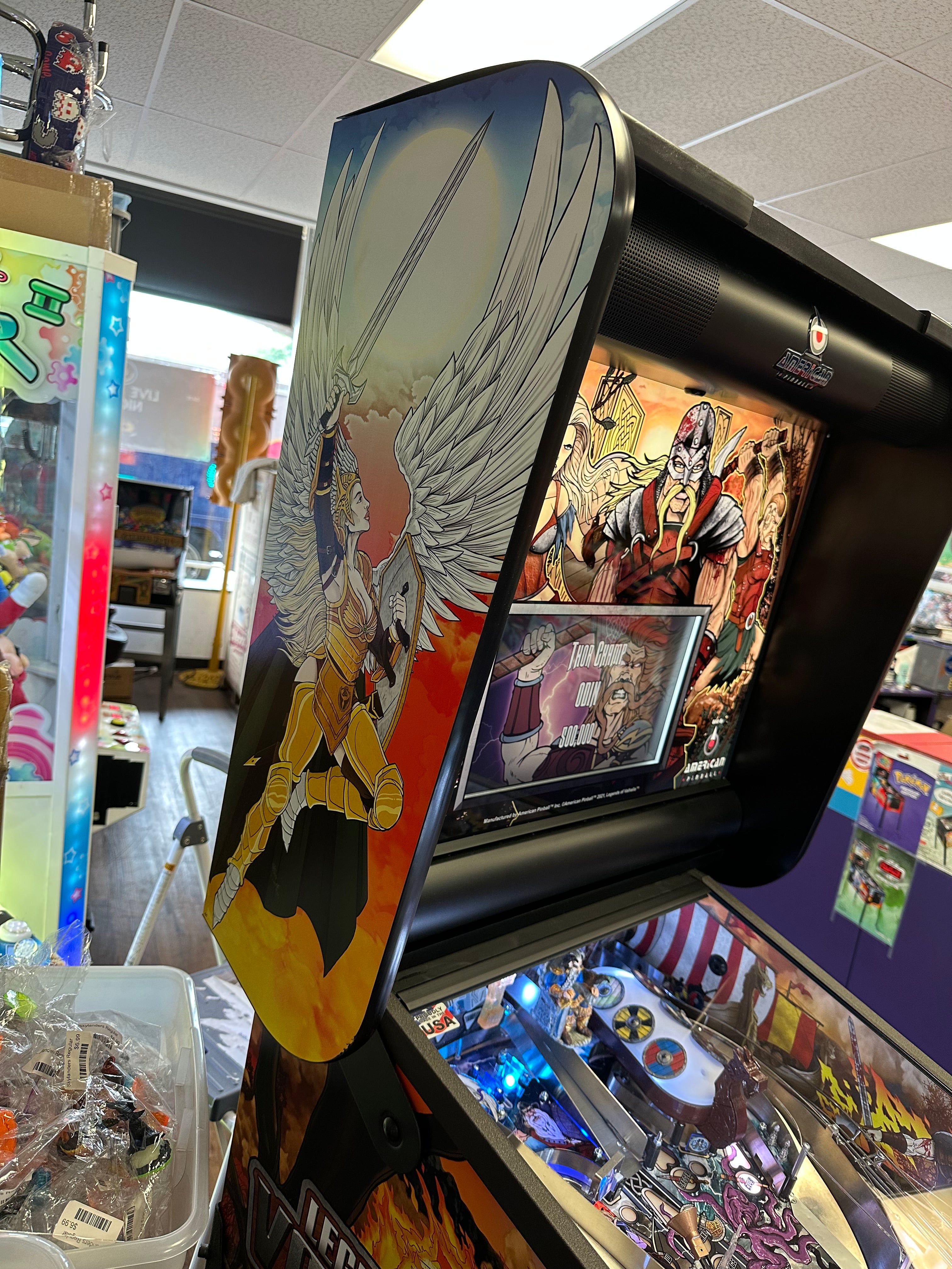 American Pinball Legends of Valhalla Classic Pinball Machine
