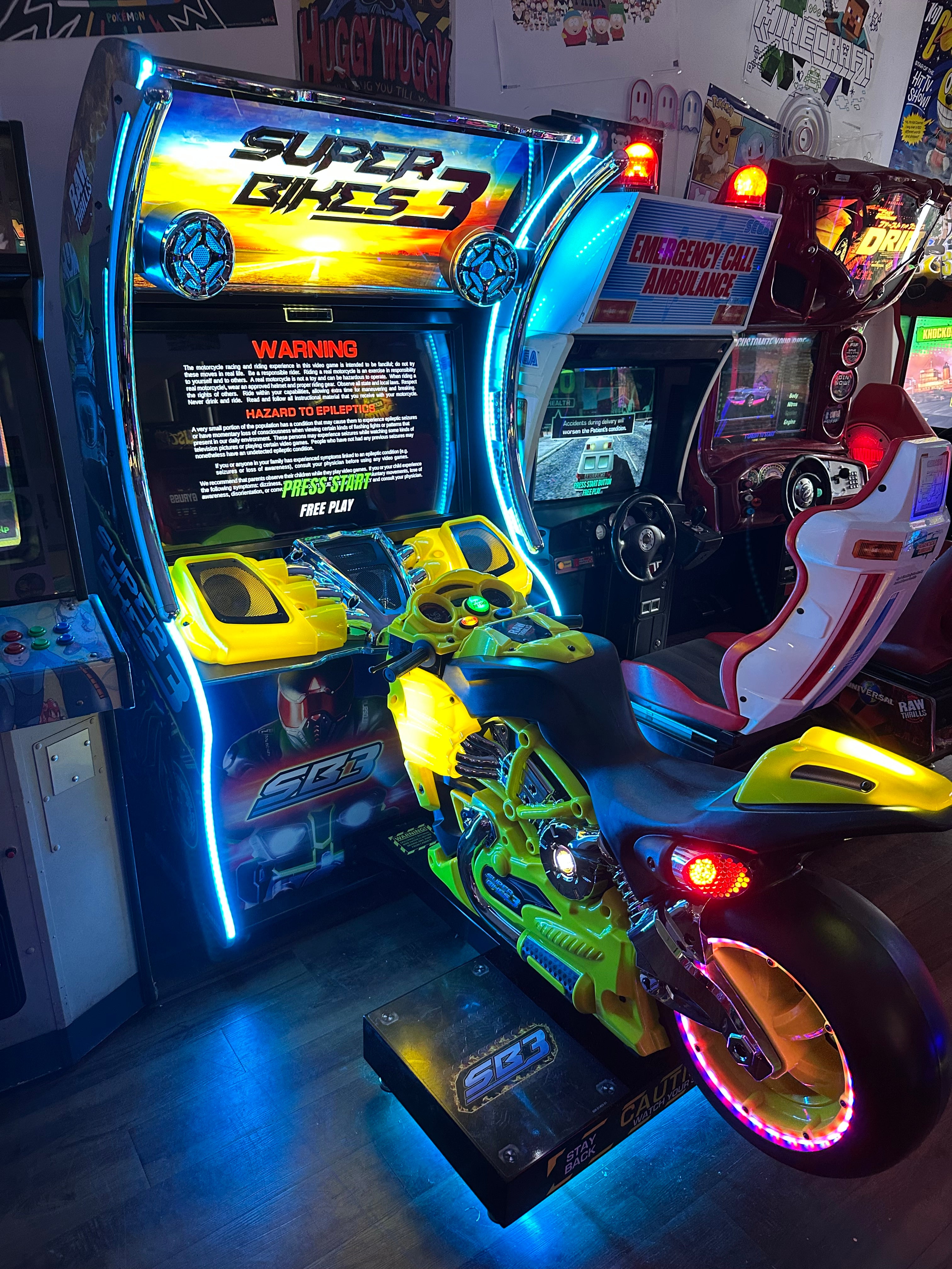 Raw Thrills Super Bikes 3 Arcade Game