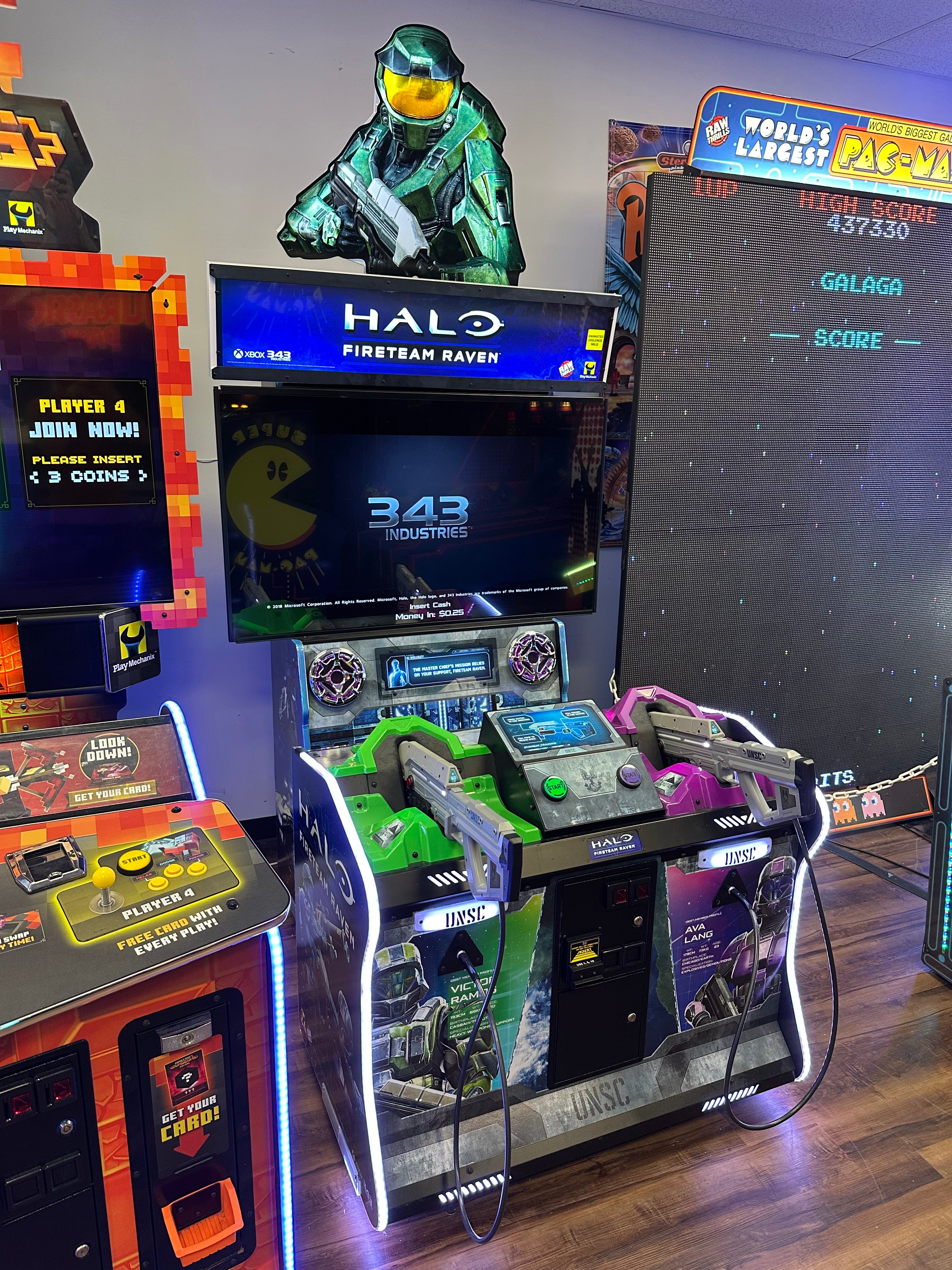 Raw Thrills Halo 2 Player Arcade Game