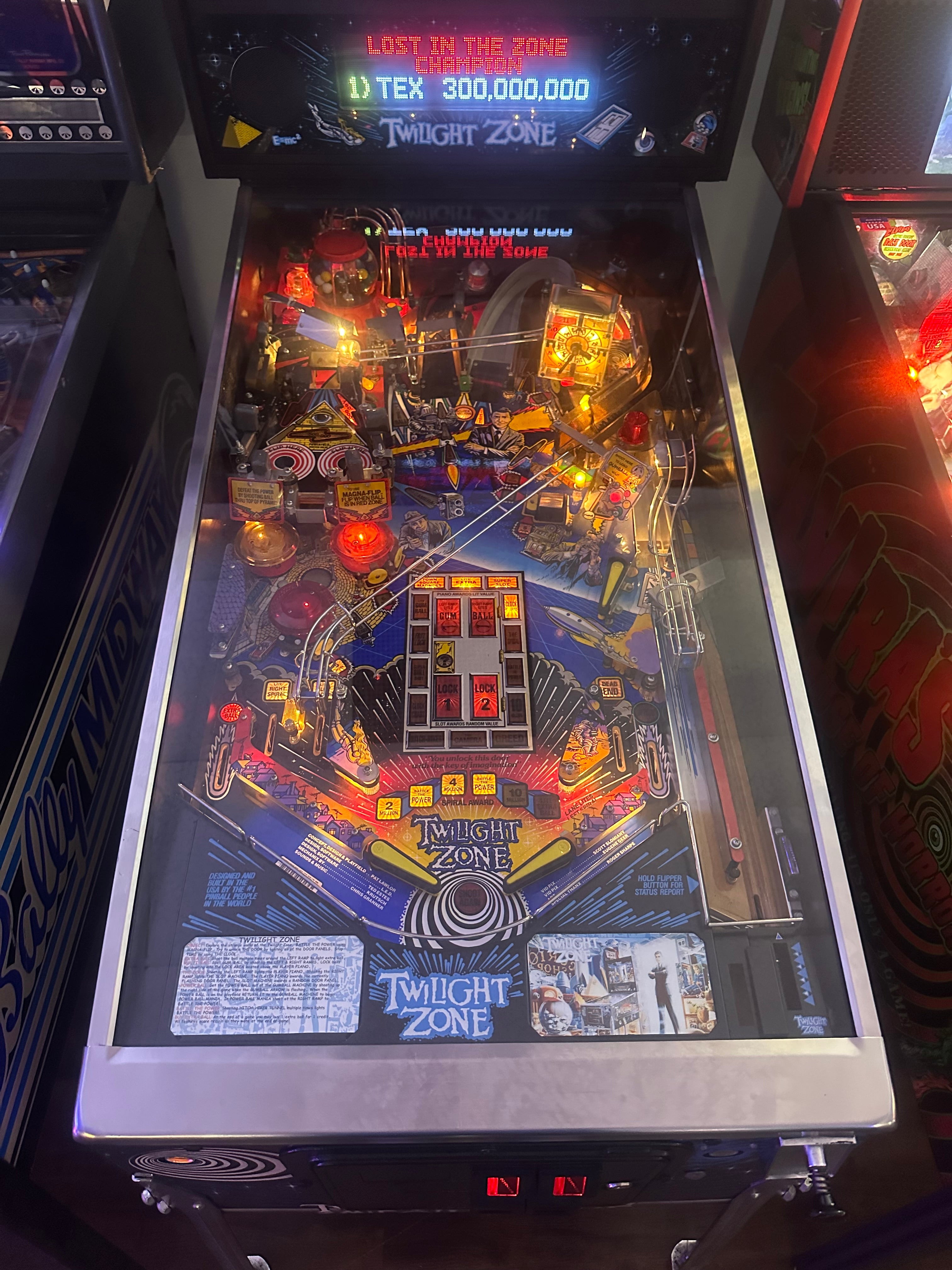 Bally Twilight Zone Pinball Machine