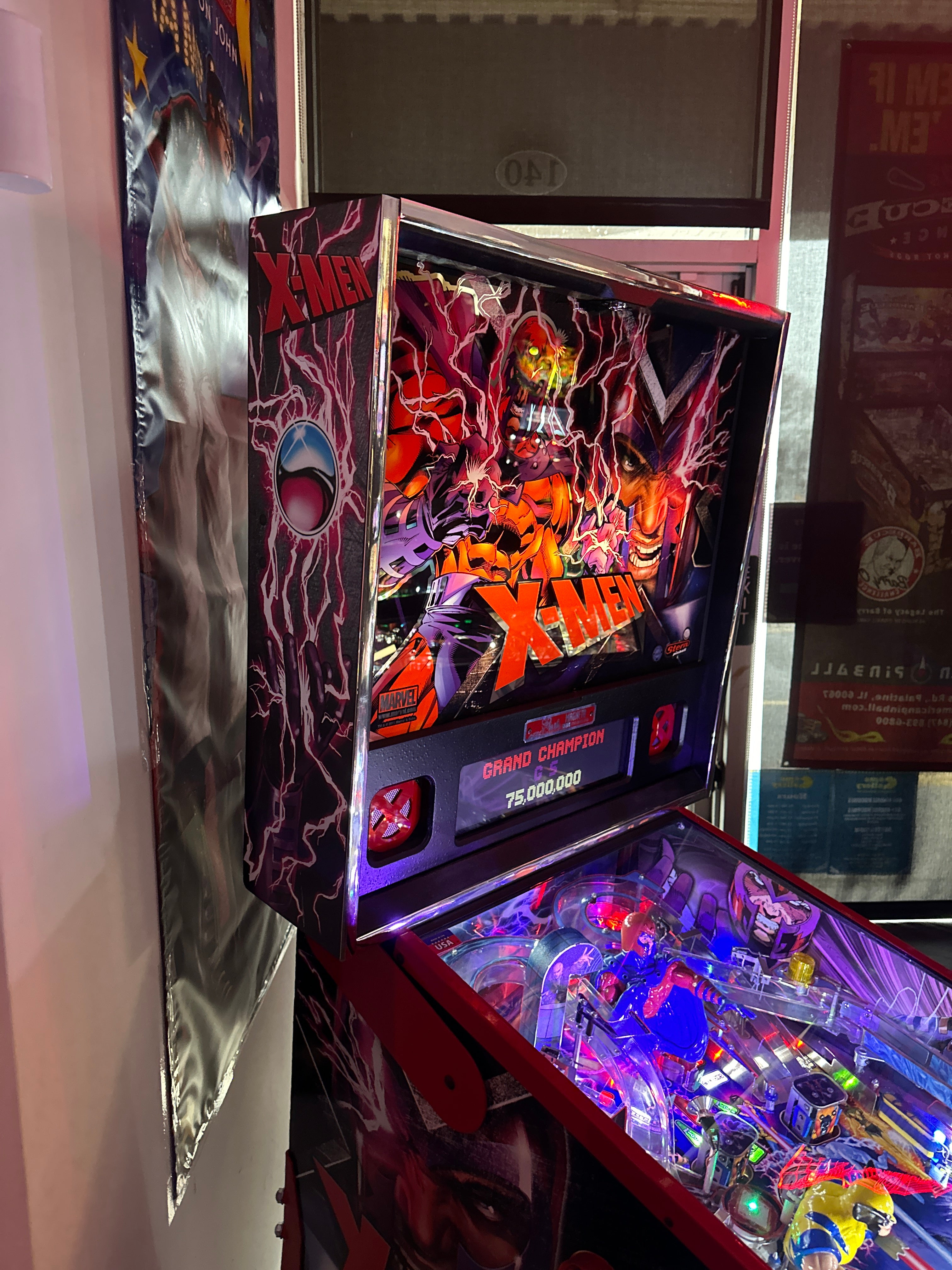 Stern Pinball LOADED X-Men Limited Magneto Edition Pinball Machine