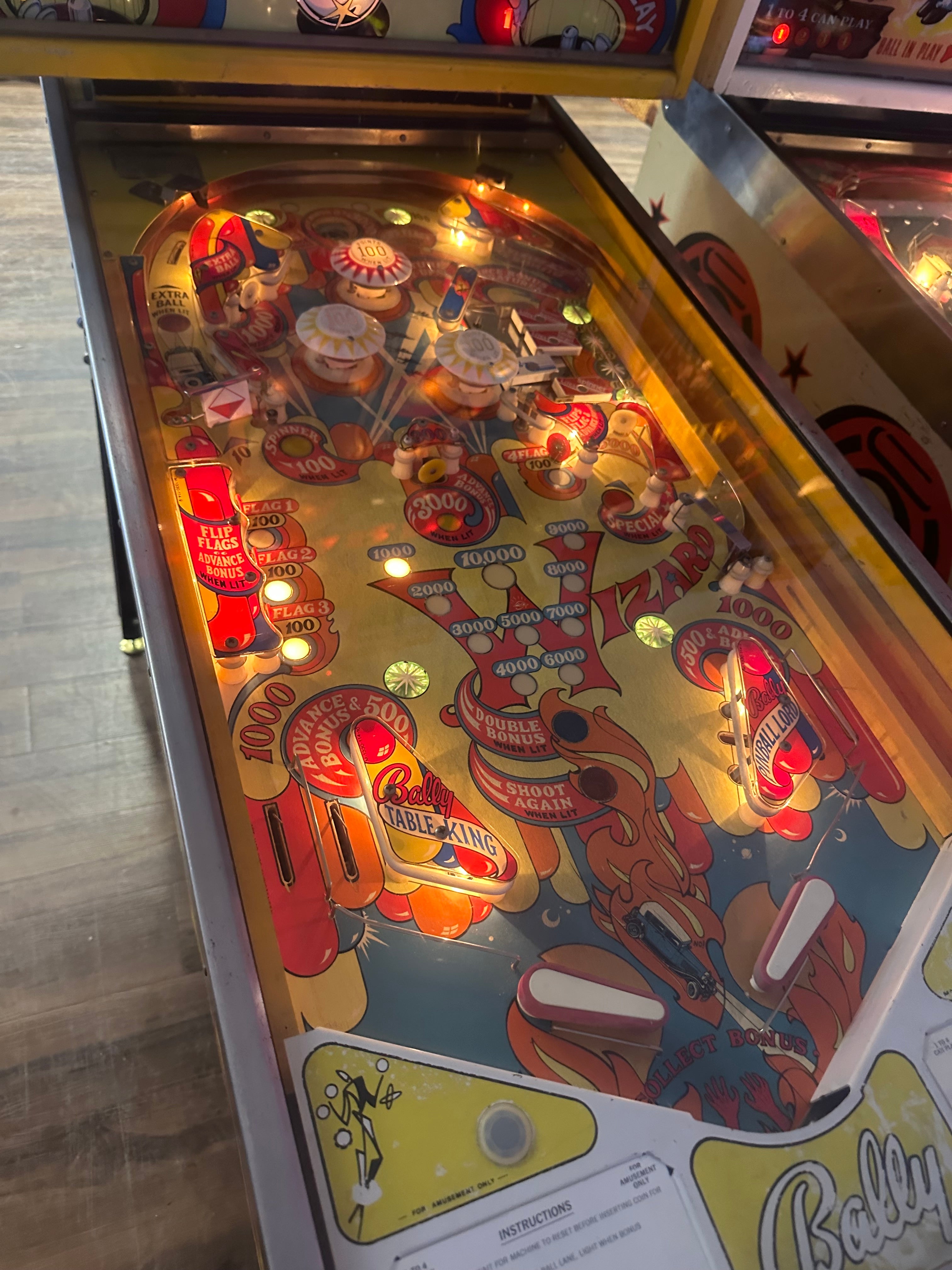 Bally Wizard Pinball Machine