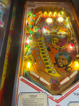 Gottlieb Sinbad Pinball Machine