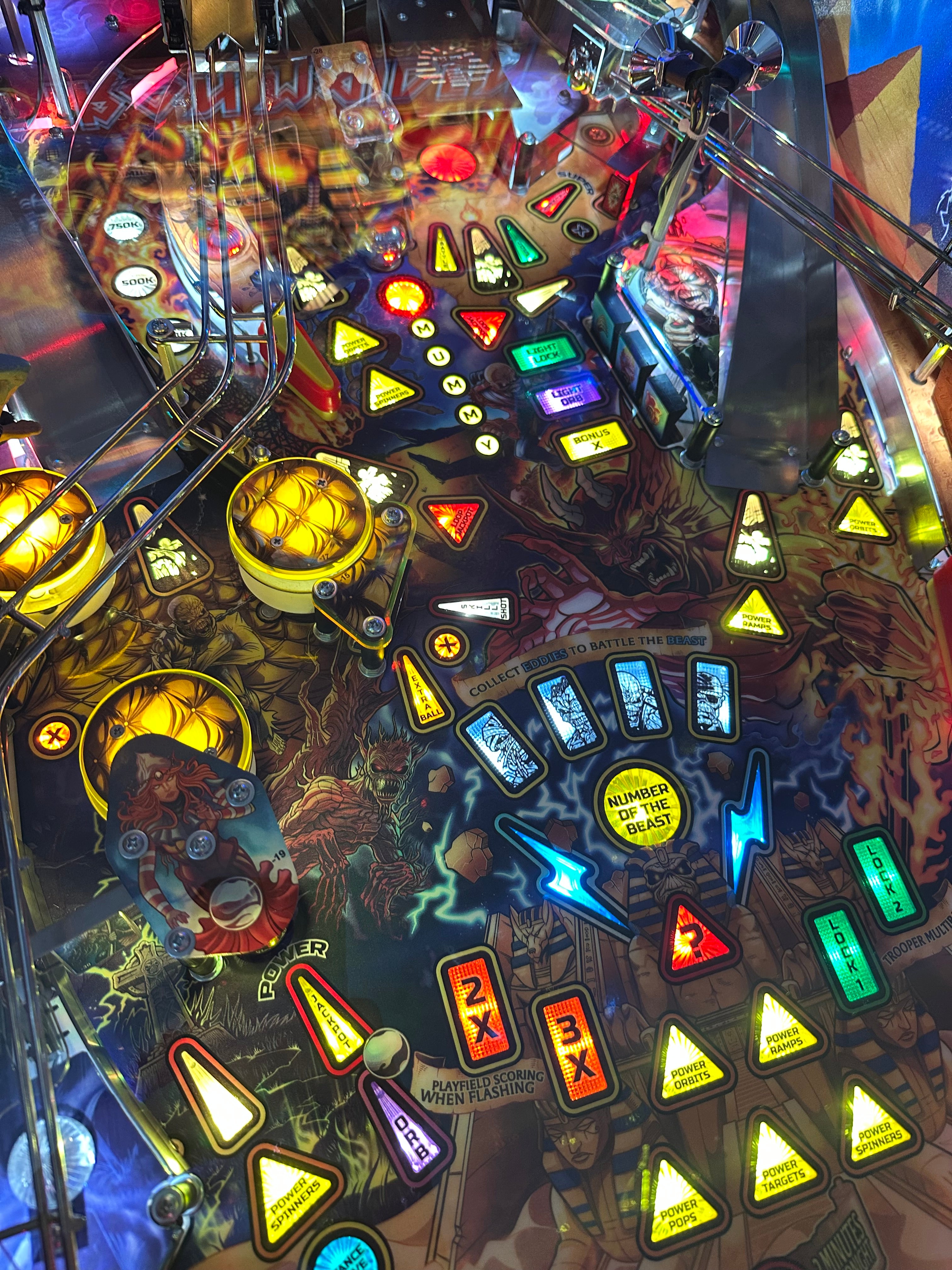 Stern Pinball Iron Maiden Premium Pinball Machine