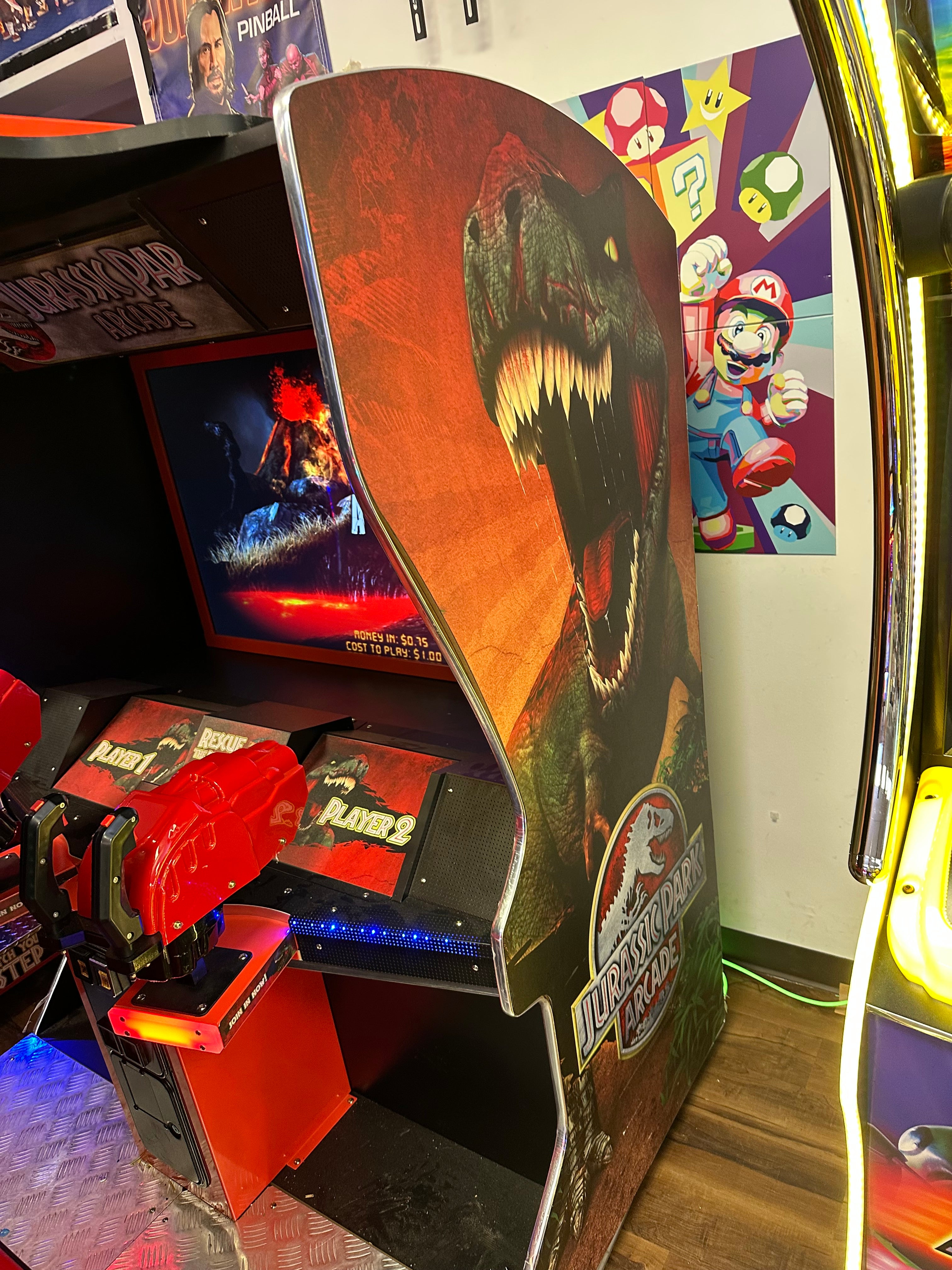 Raw Thrills Jurassic Park Sit Down 55" Arcade Game