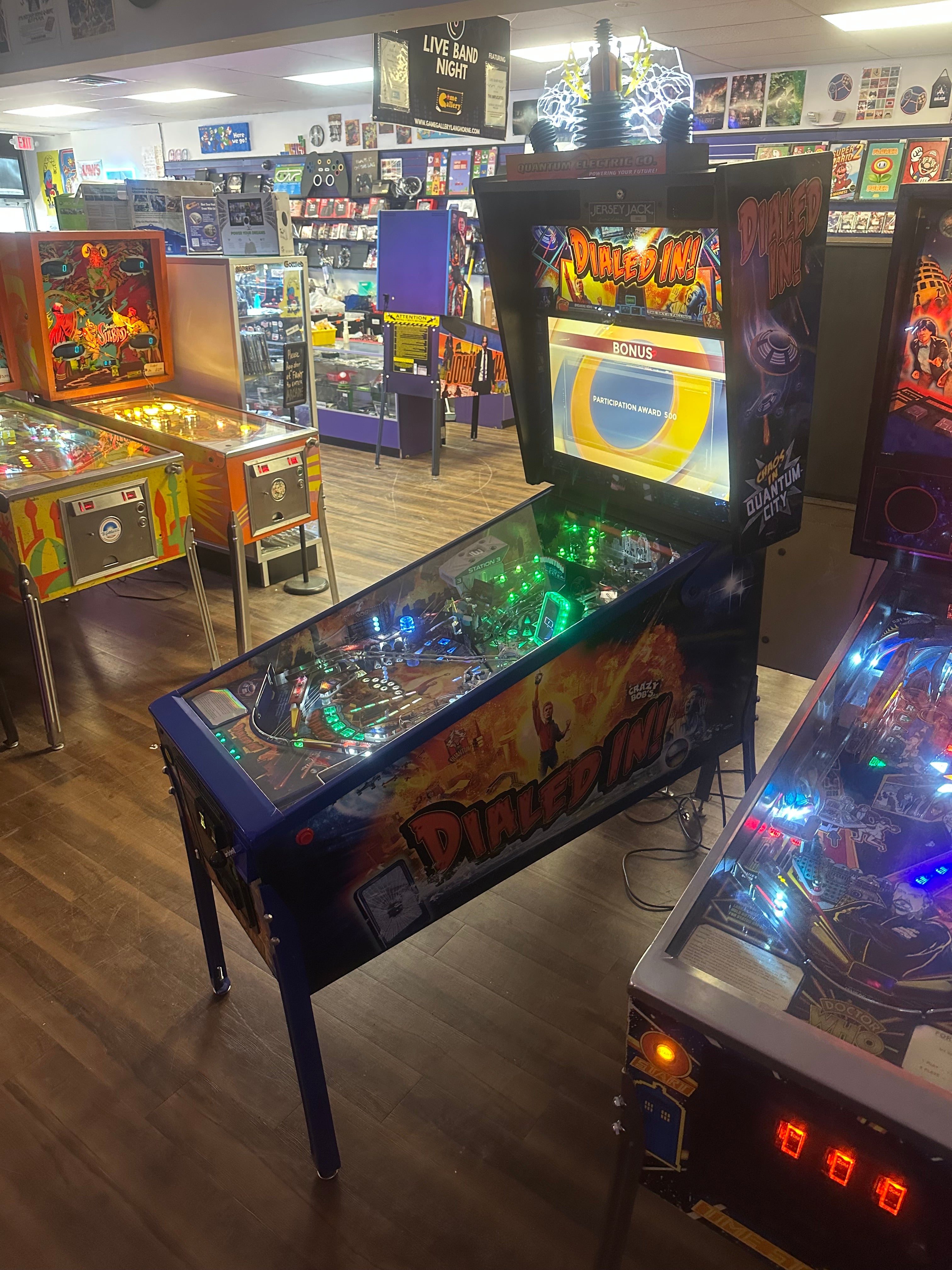 Jersey Jack Pinball Dialed In! Limited Edition Pinball Machine with Topper!
