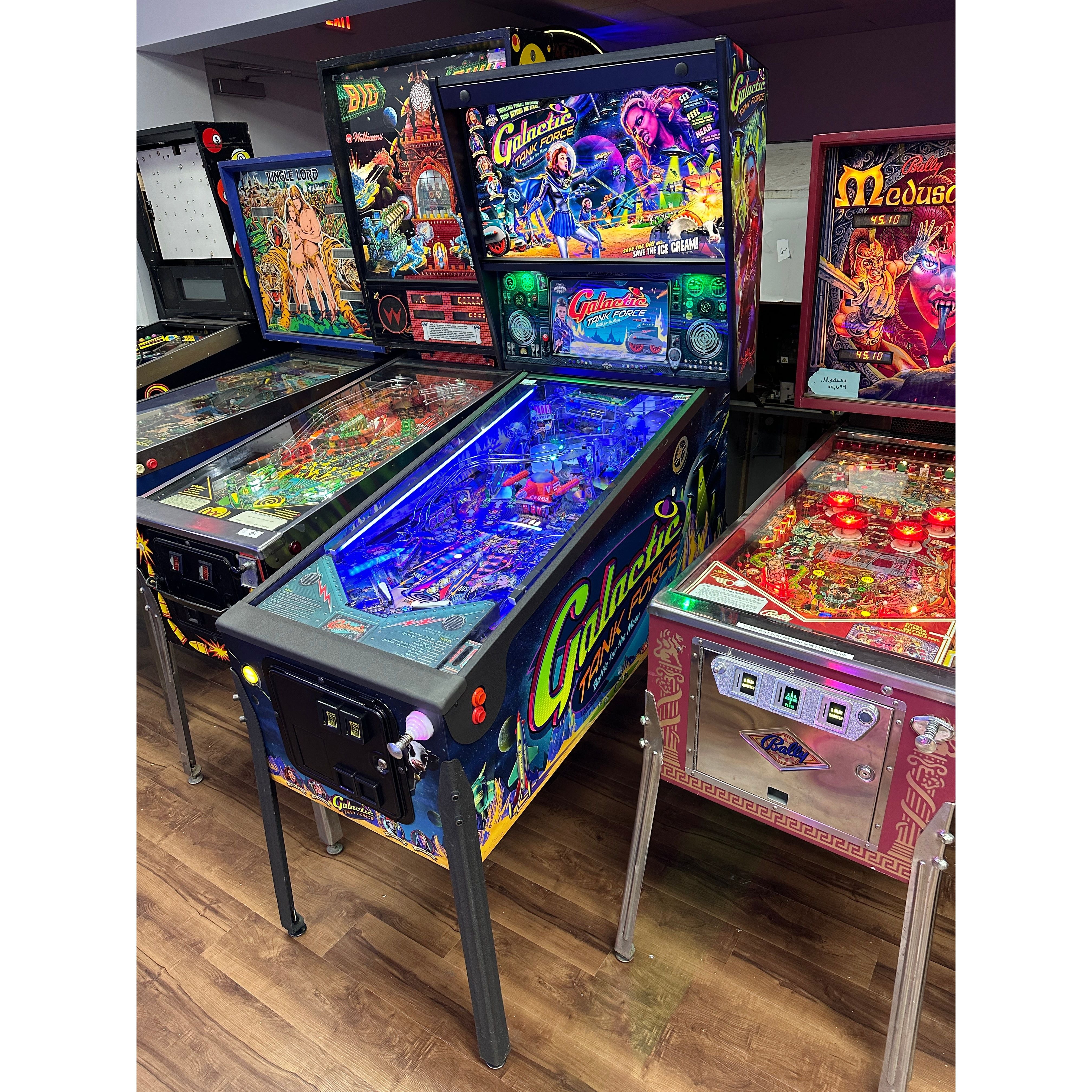 American Pinball Galactic Tank Force Deluxe Pinball Machine