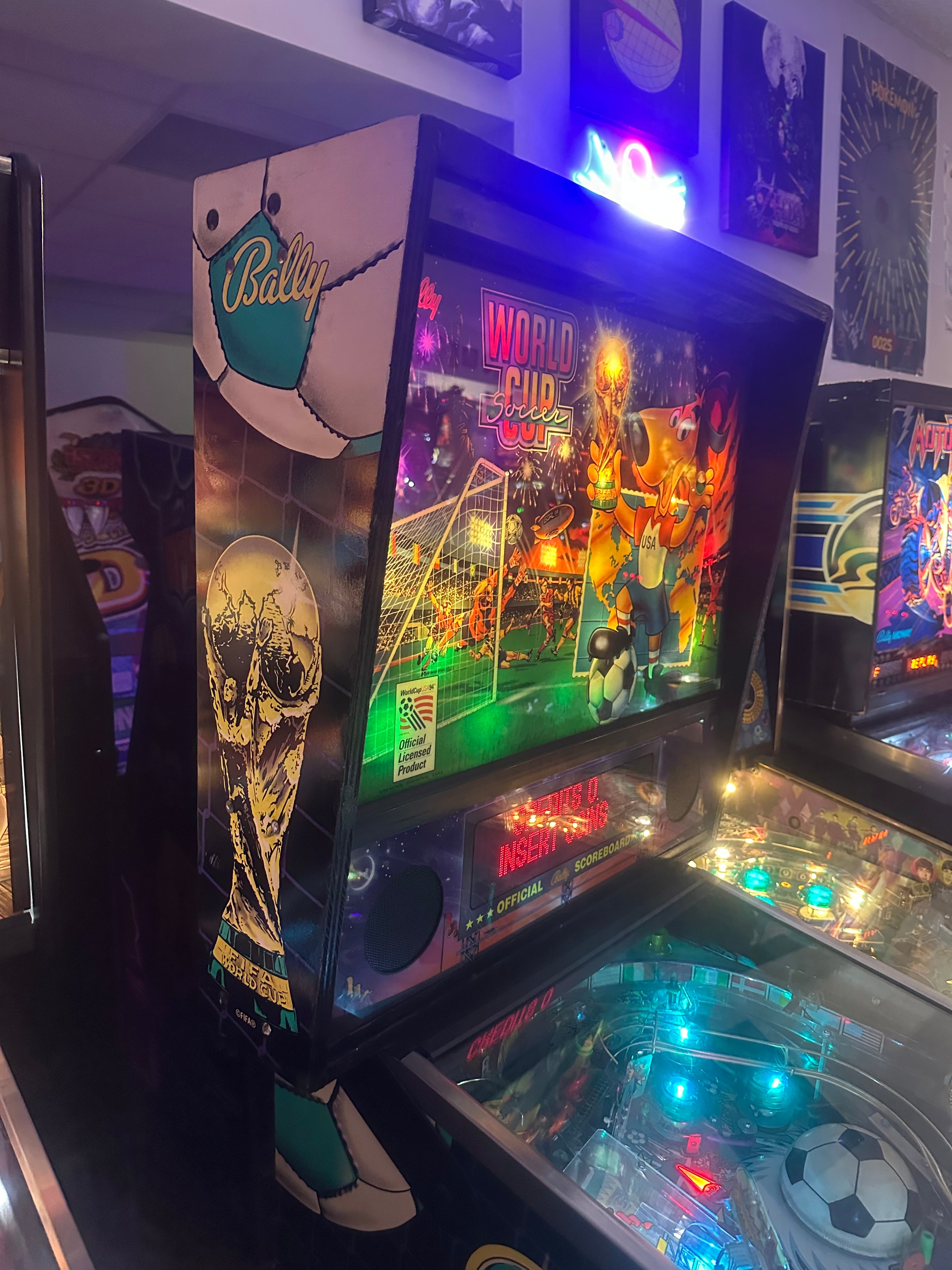 Bally World Cup Soccer Pinball Machine