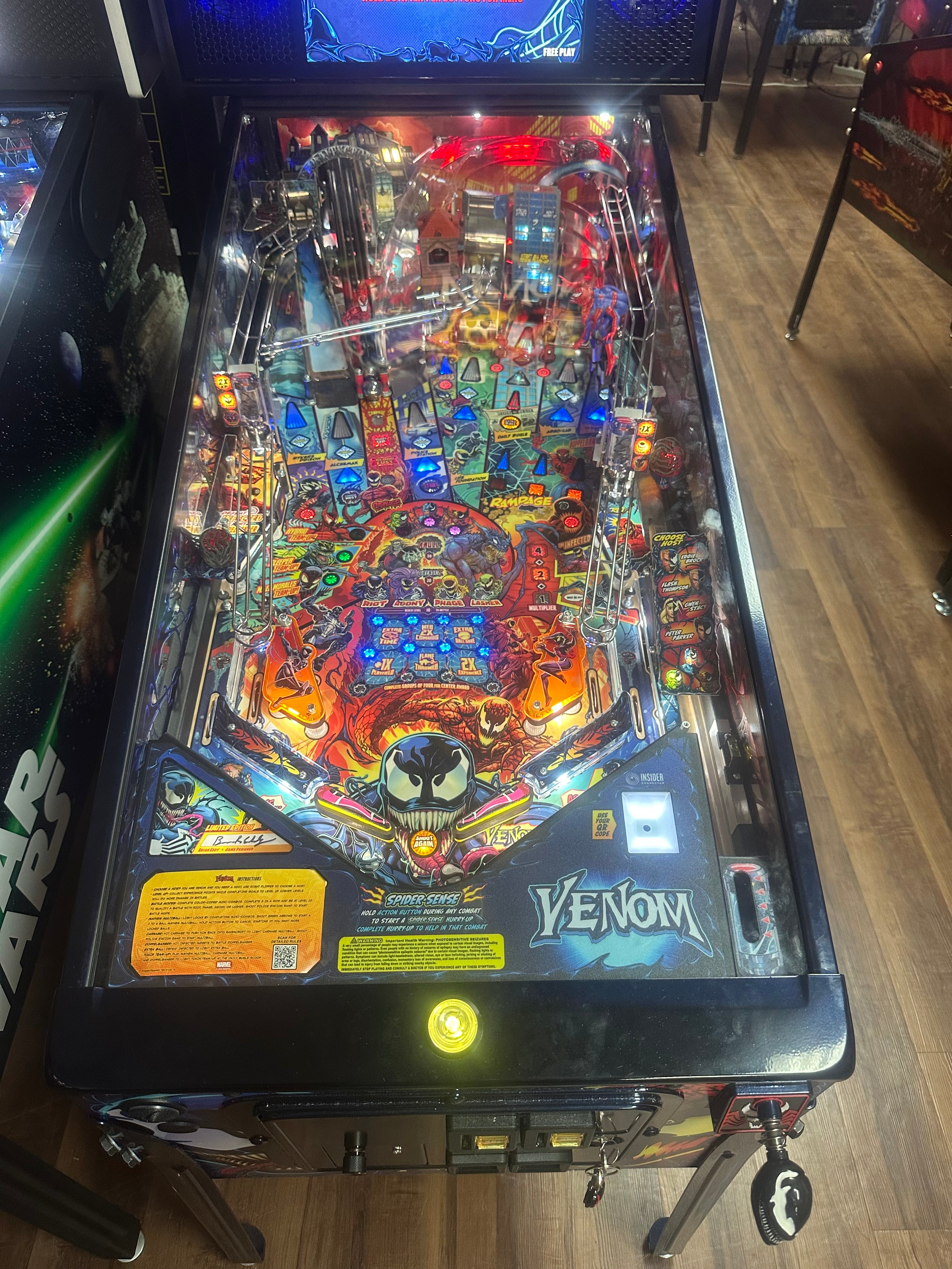 Stern Pinball Venom Limited Edition Pinball Machine