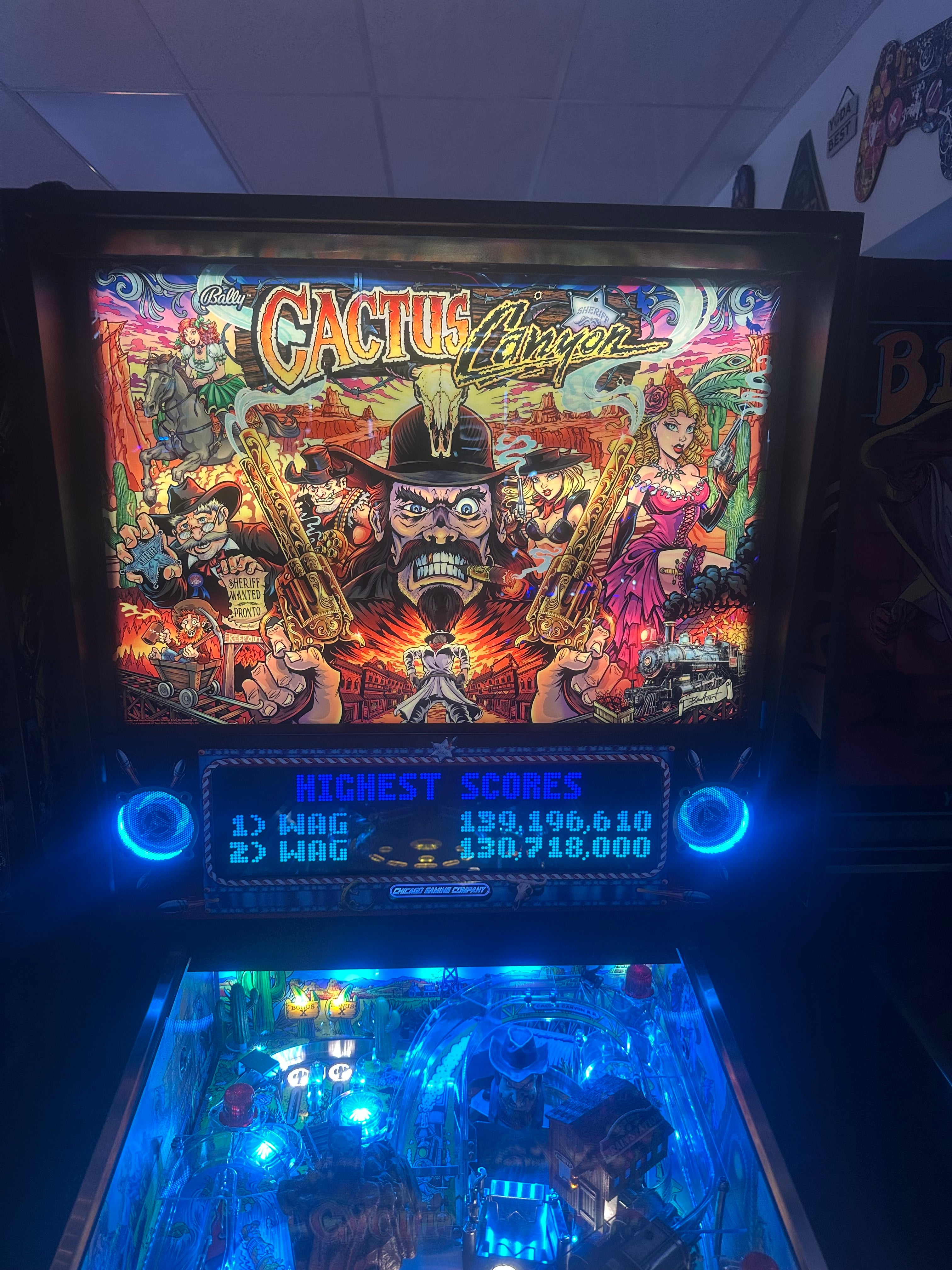 CGC LOADED Cactus Canyon Special Edition Pinball Machine