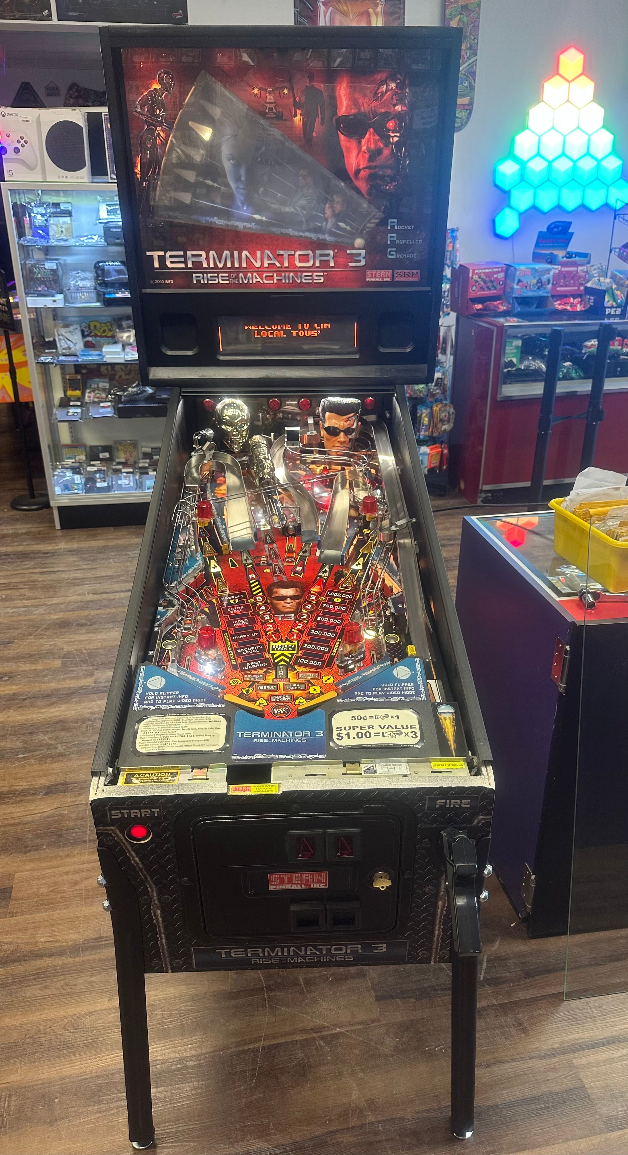 Stern Pinball Terminator 3: Rise of the Machines Pinball Machine