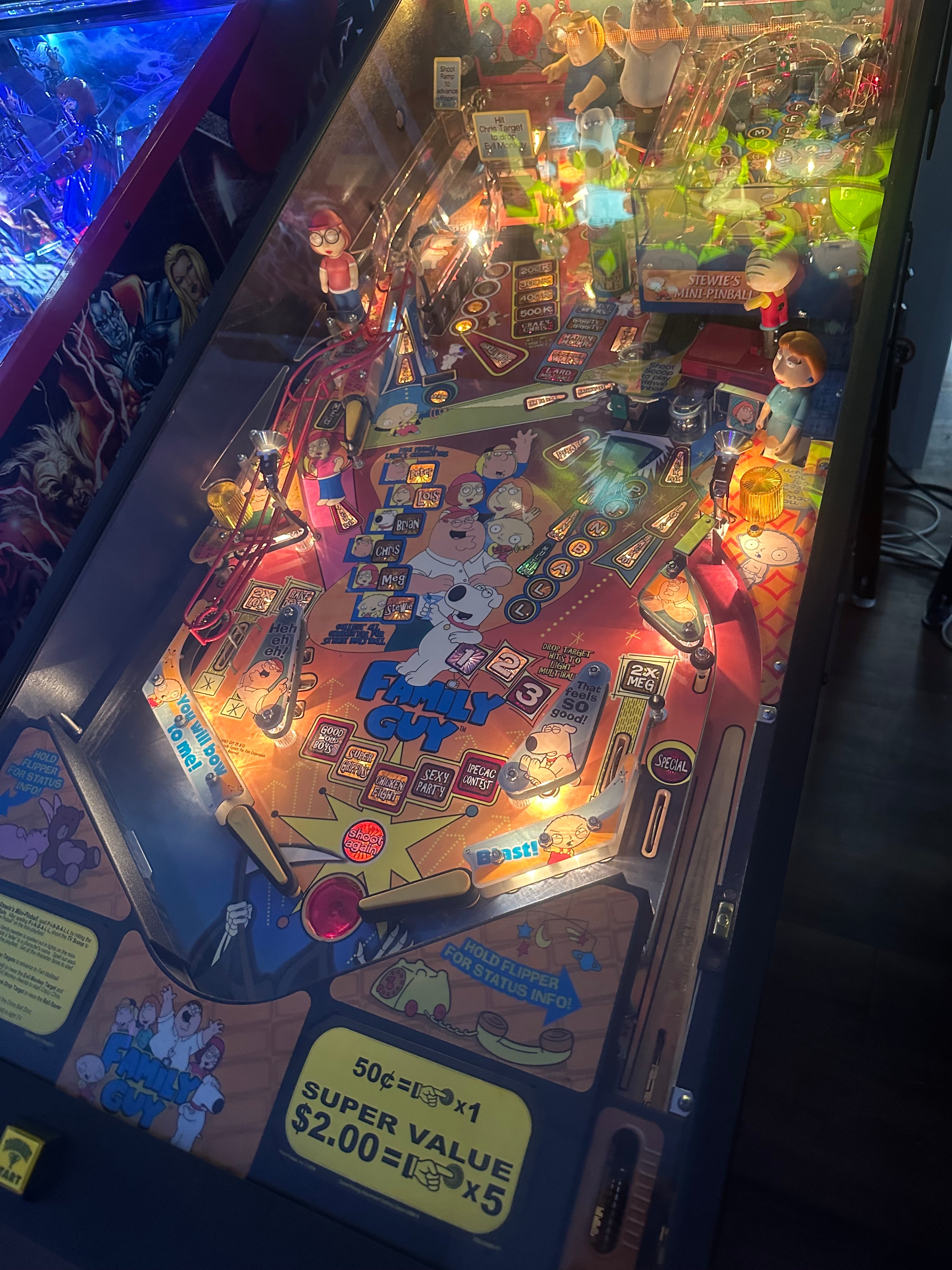 Stern Pinball Family Guy Pinball Machine