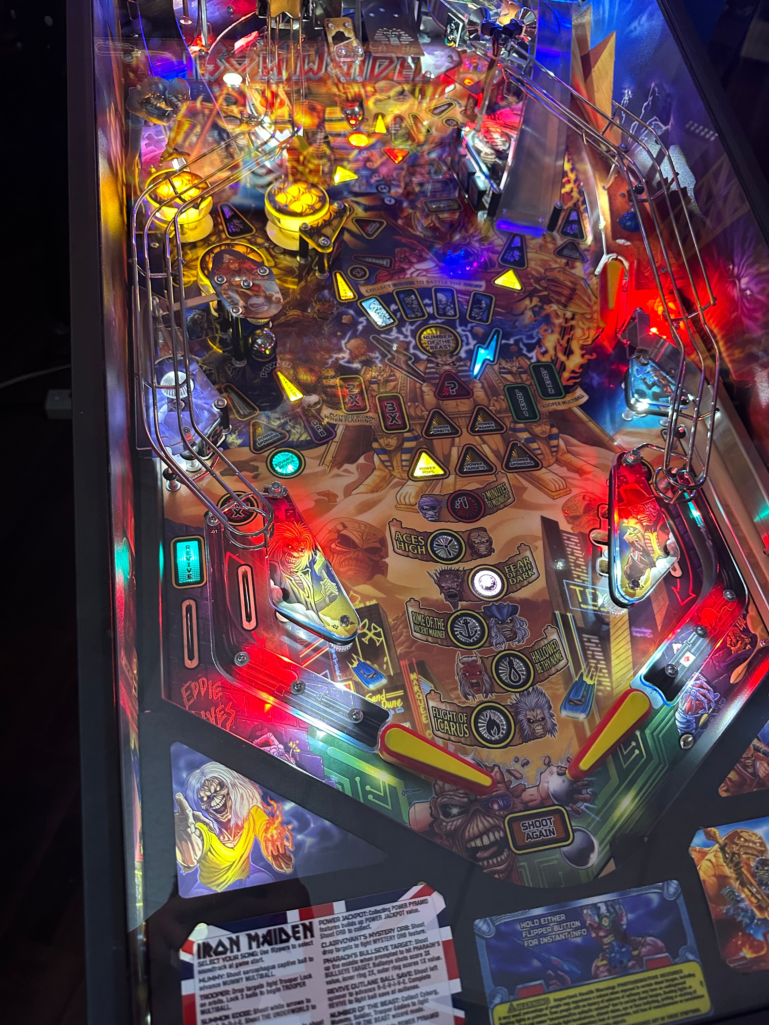 Stern Pinball Iron Maiden Premium Pinball Machine