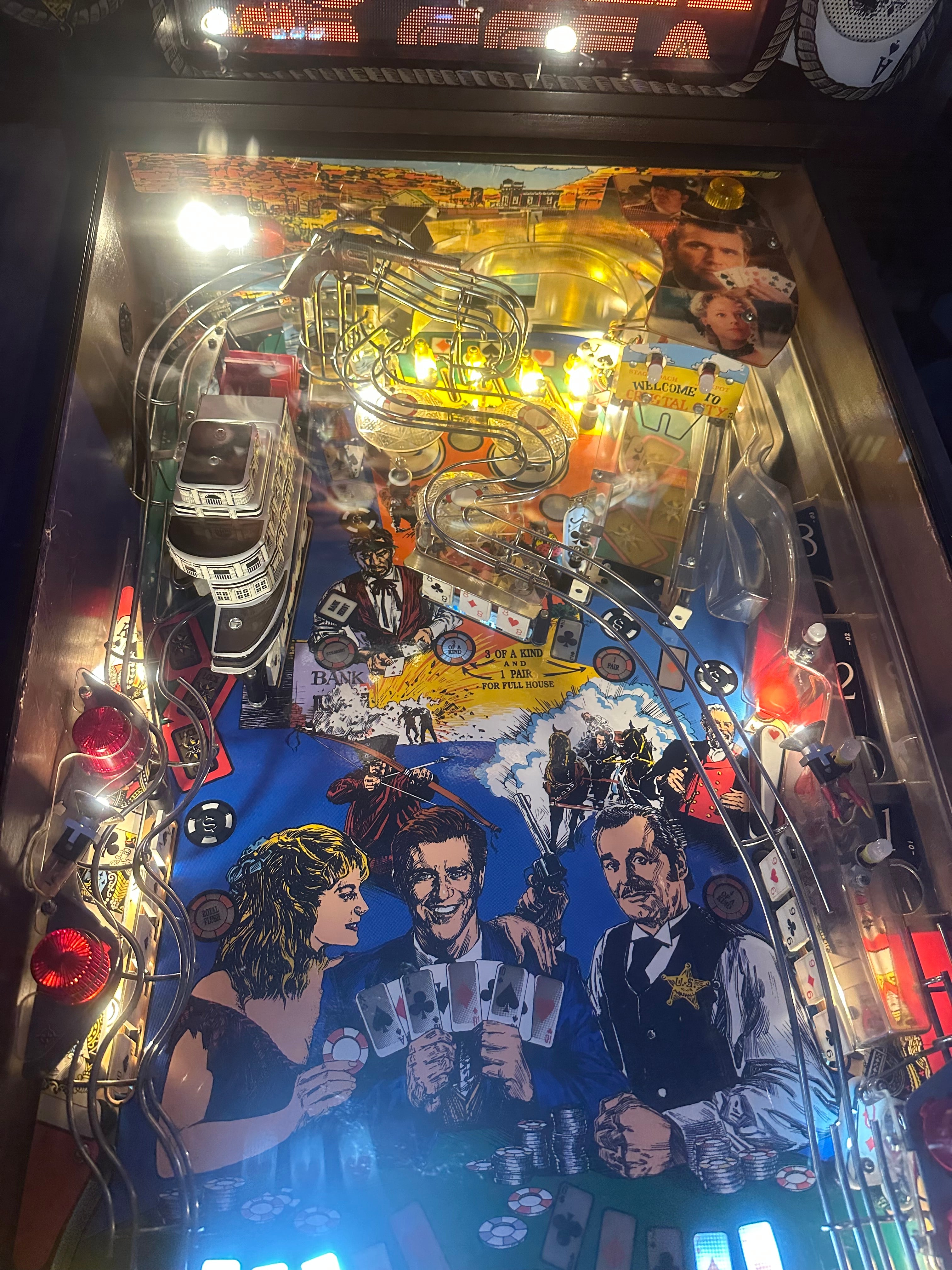 Data East Maverick Pinball Machine