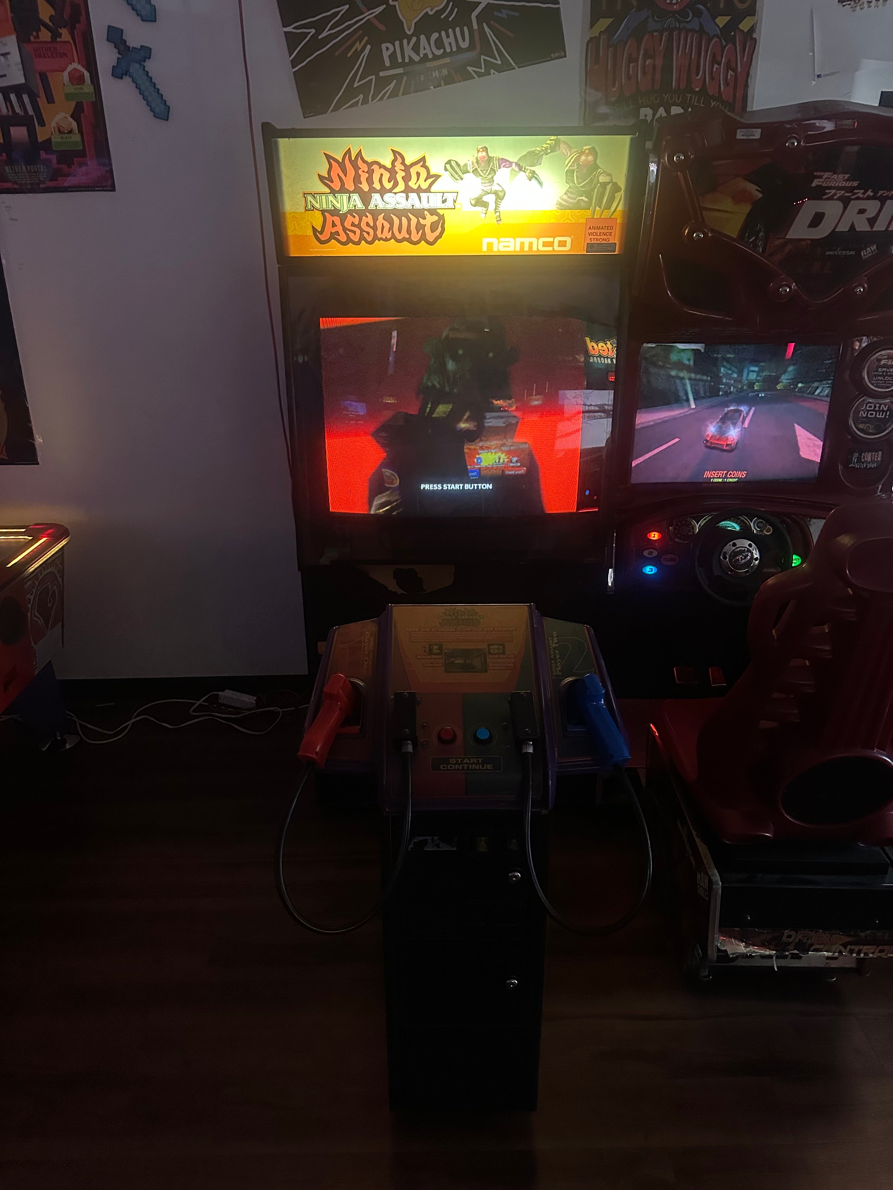 Namco Ninja Assault Arcade Game