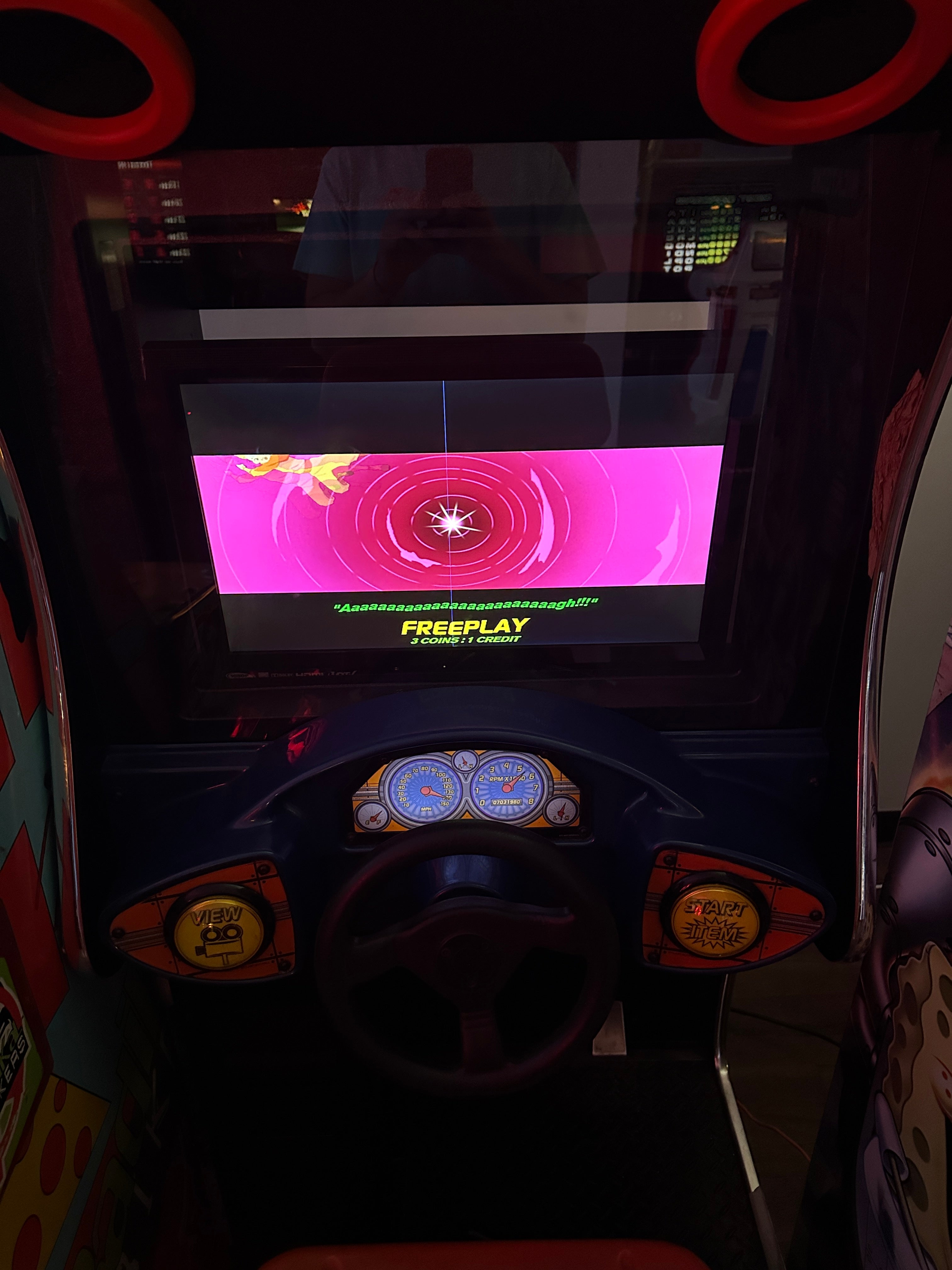 Chicago Gaming Company Nicktoons Racing Arcade Game