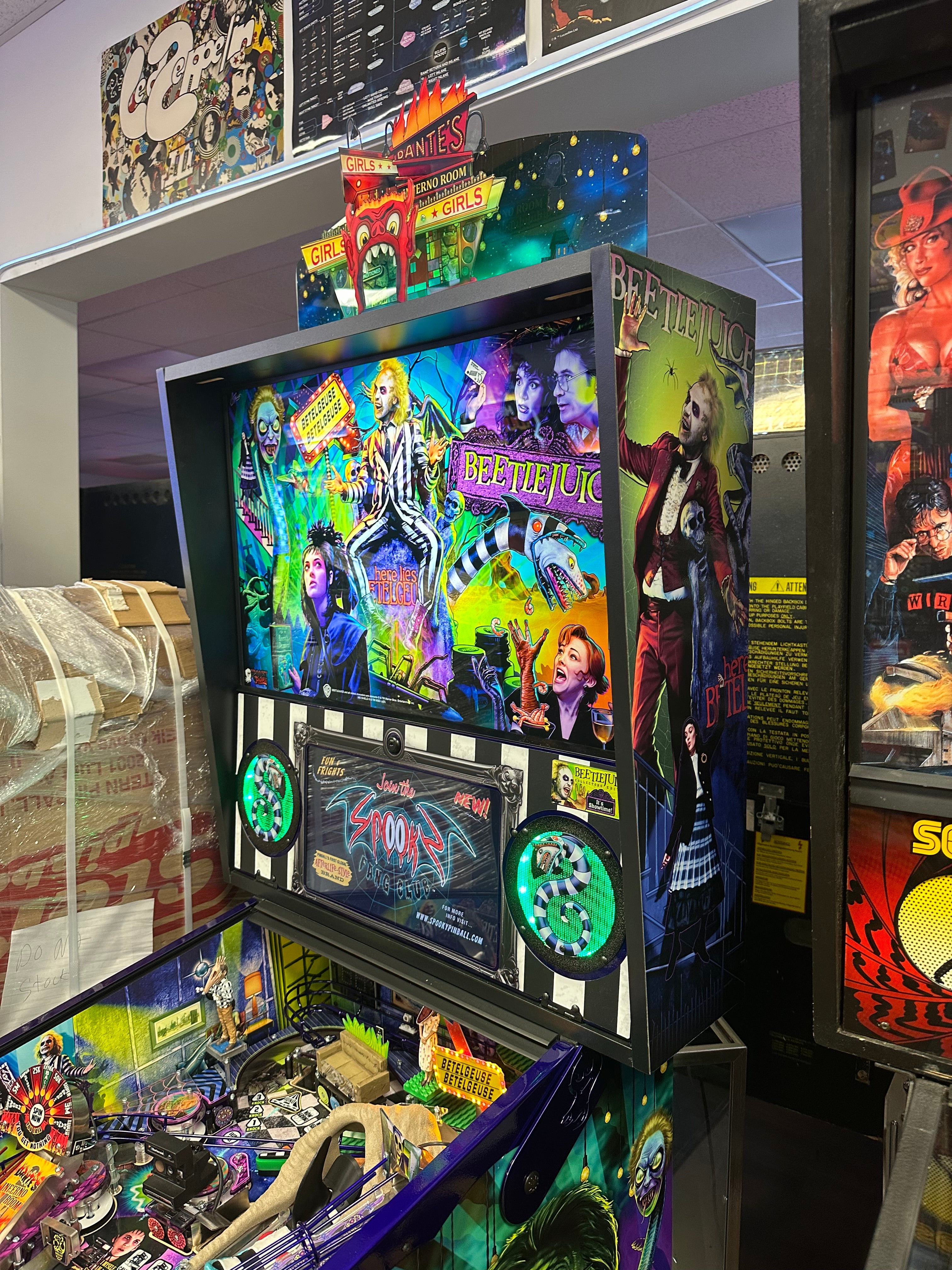 Spooky Pinball Beetlejuice Pinball Machine IN STOCK