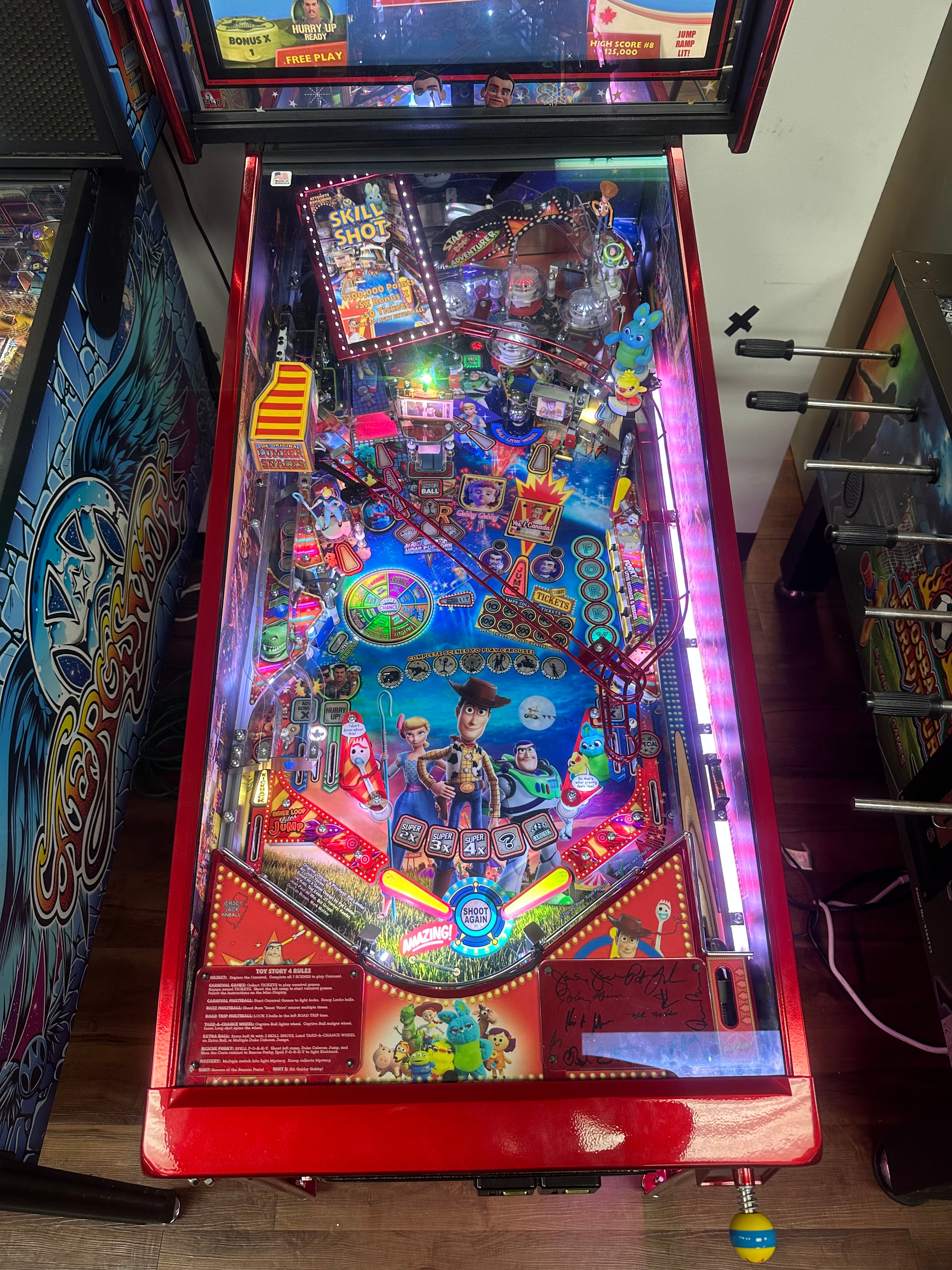 JJP Toy Story 4 Collectors Edition Pinball Machine