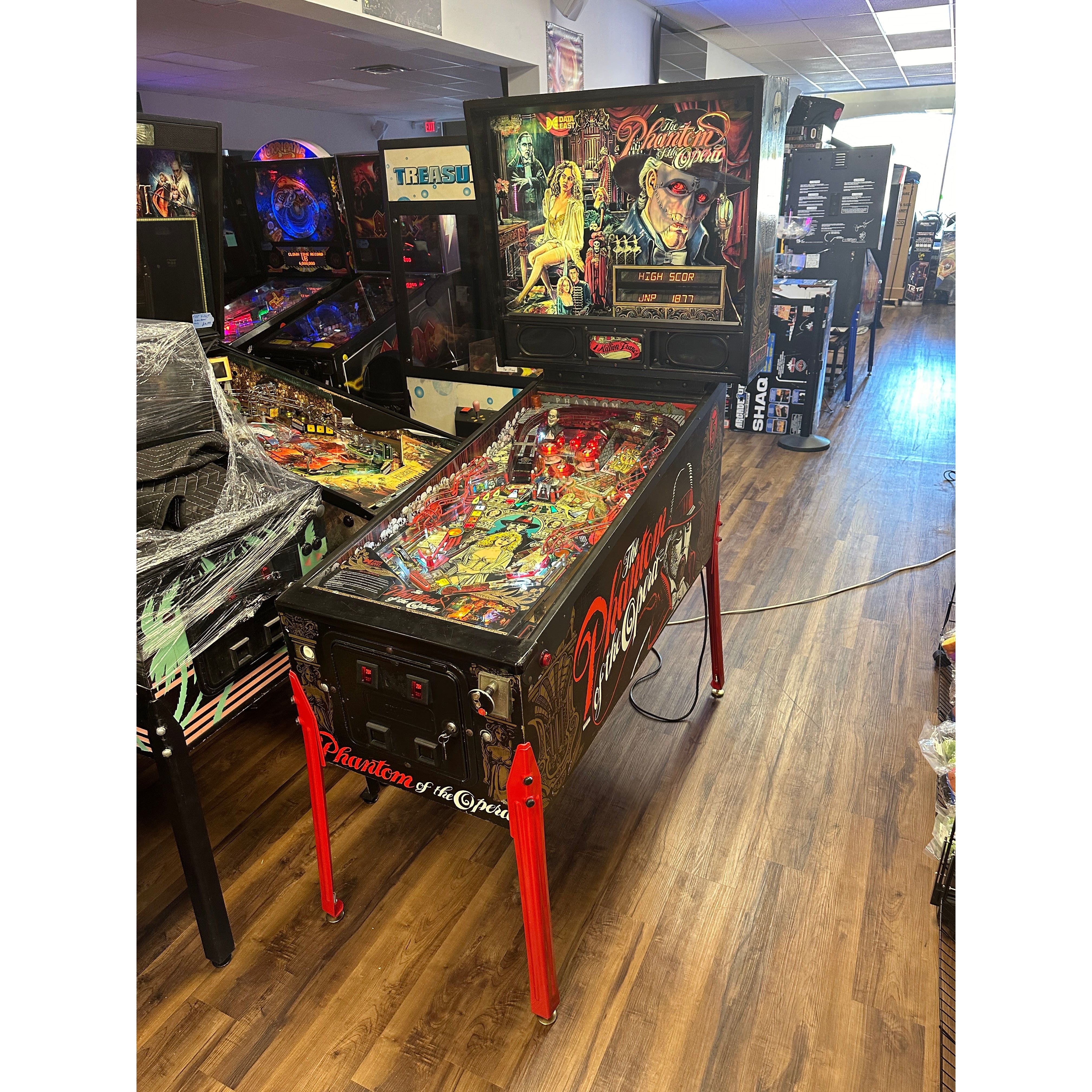 Data East Phantom of the Opera Pinball Machine