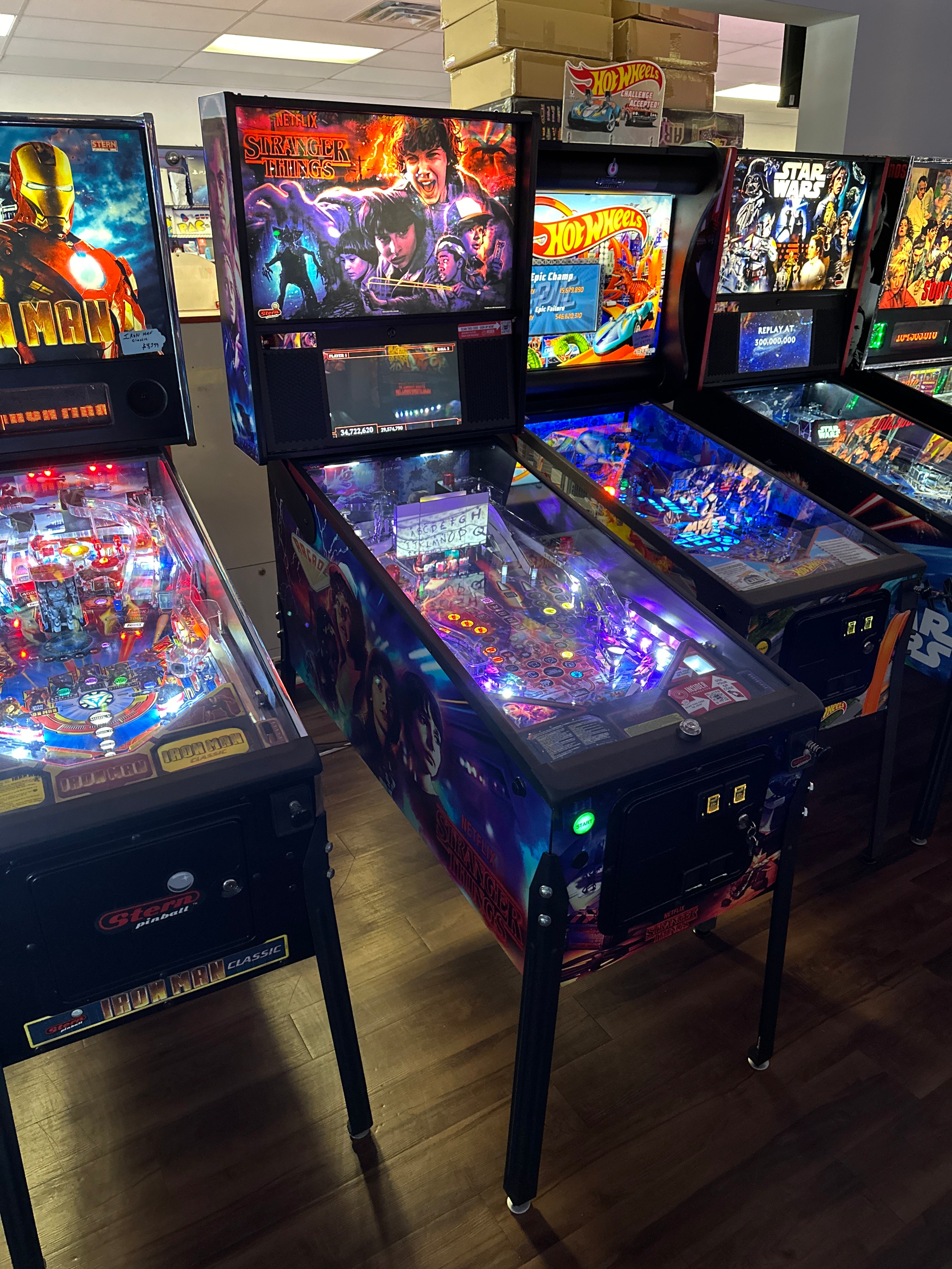 Stern Pinball Stranger Things Premium Pinball Machine