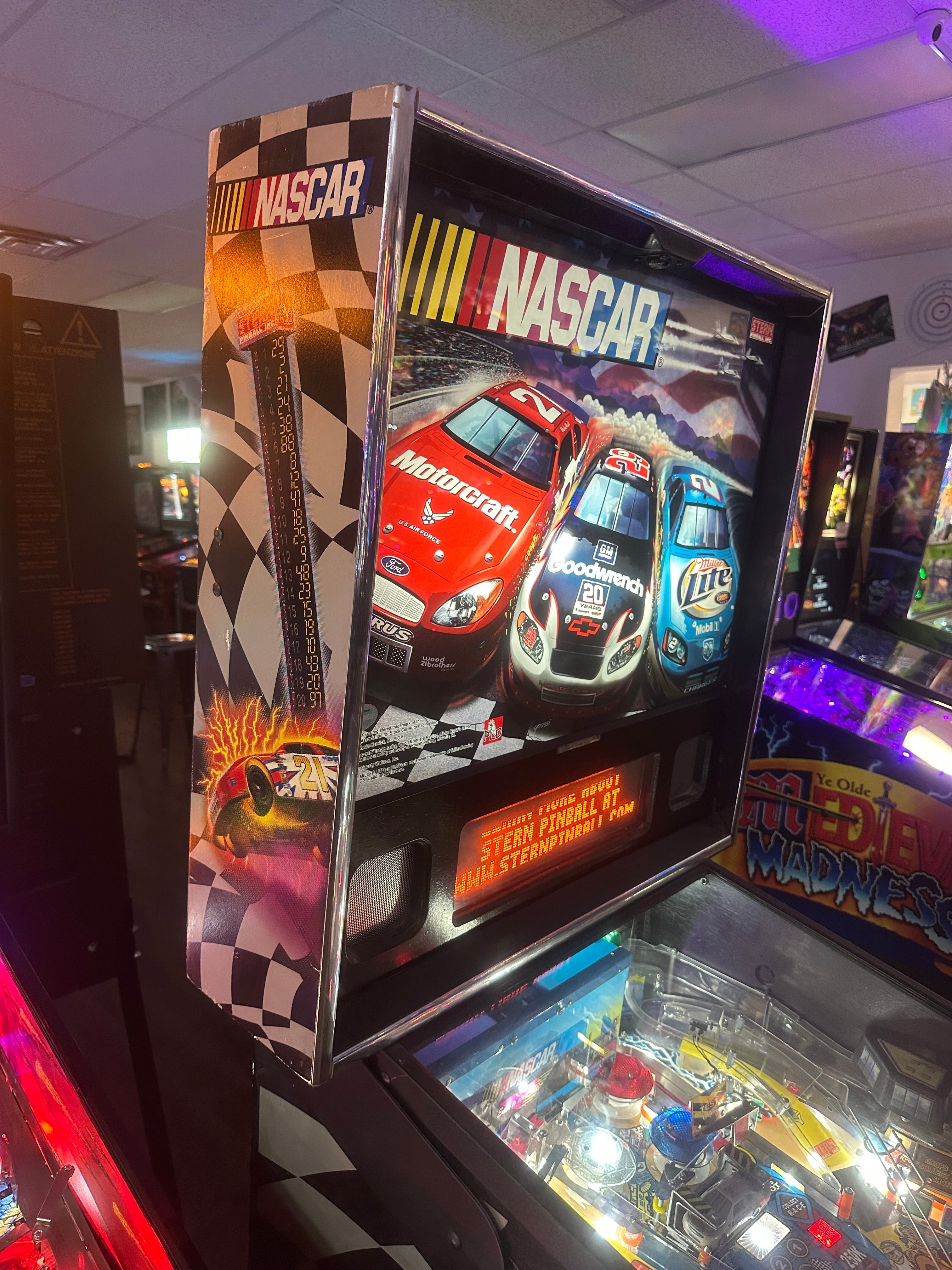 Stern Pinball NASCAR Pinball Machine