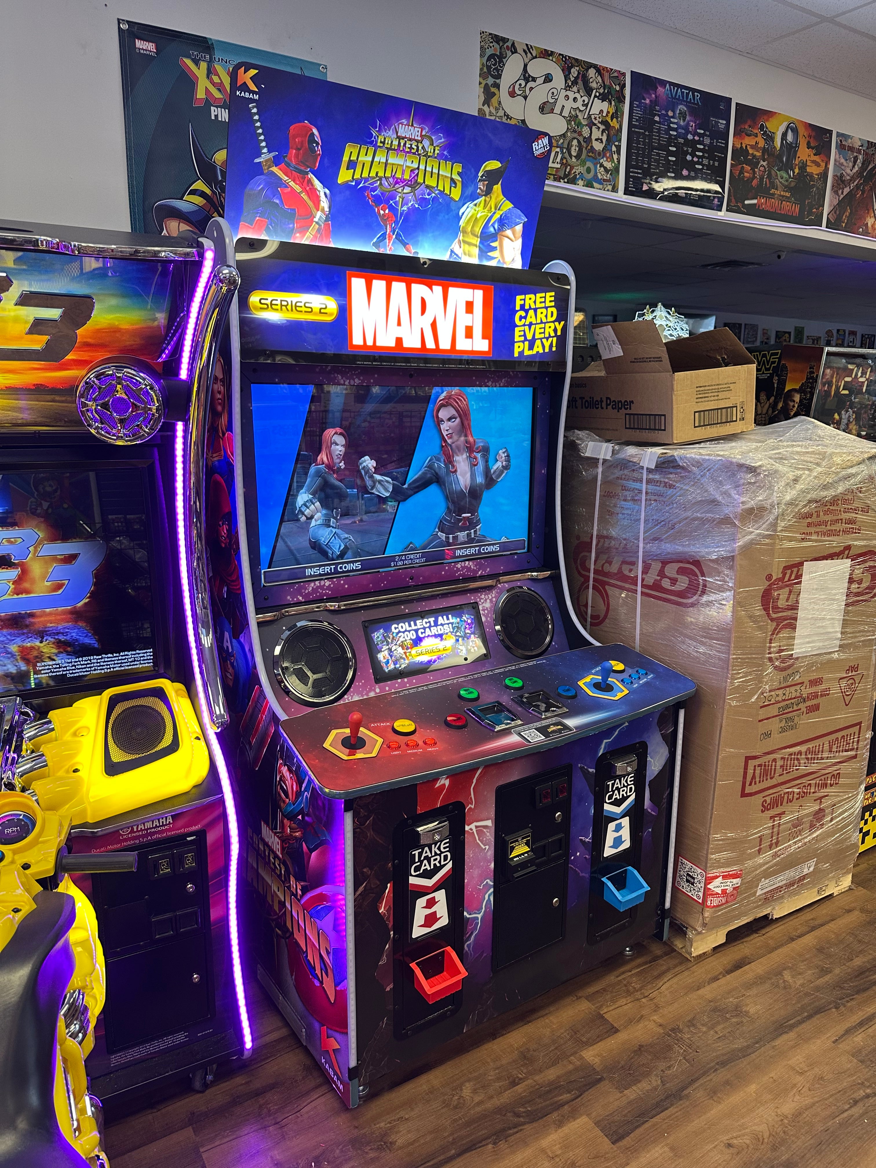 Raw Thrills Marvel Contest of Champions Arcade Game